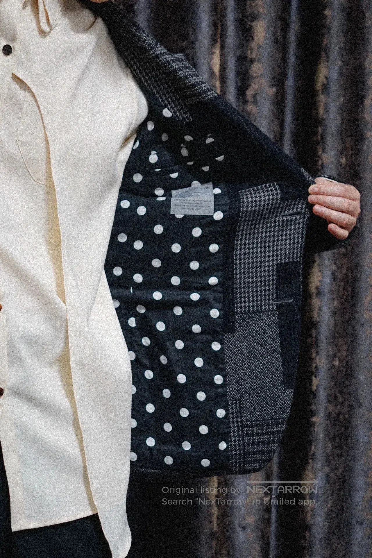 Yohji Yamamoto yohji yamamoto patchwork wool blazer. Size US S / EU 44-46 / 1 - 6 Thumbnail