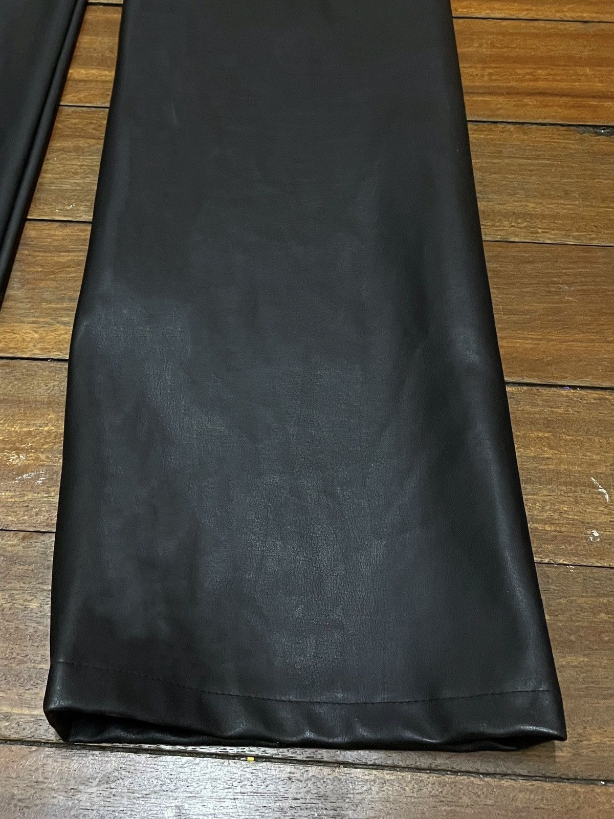 14th Addiction × Michel Klein × Vintage Rare Design Vintage Brand Michel Klein Leather Pants 2000s Size US 27 - 8 Thumbnail