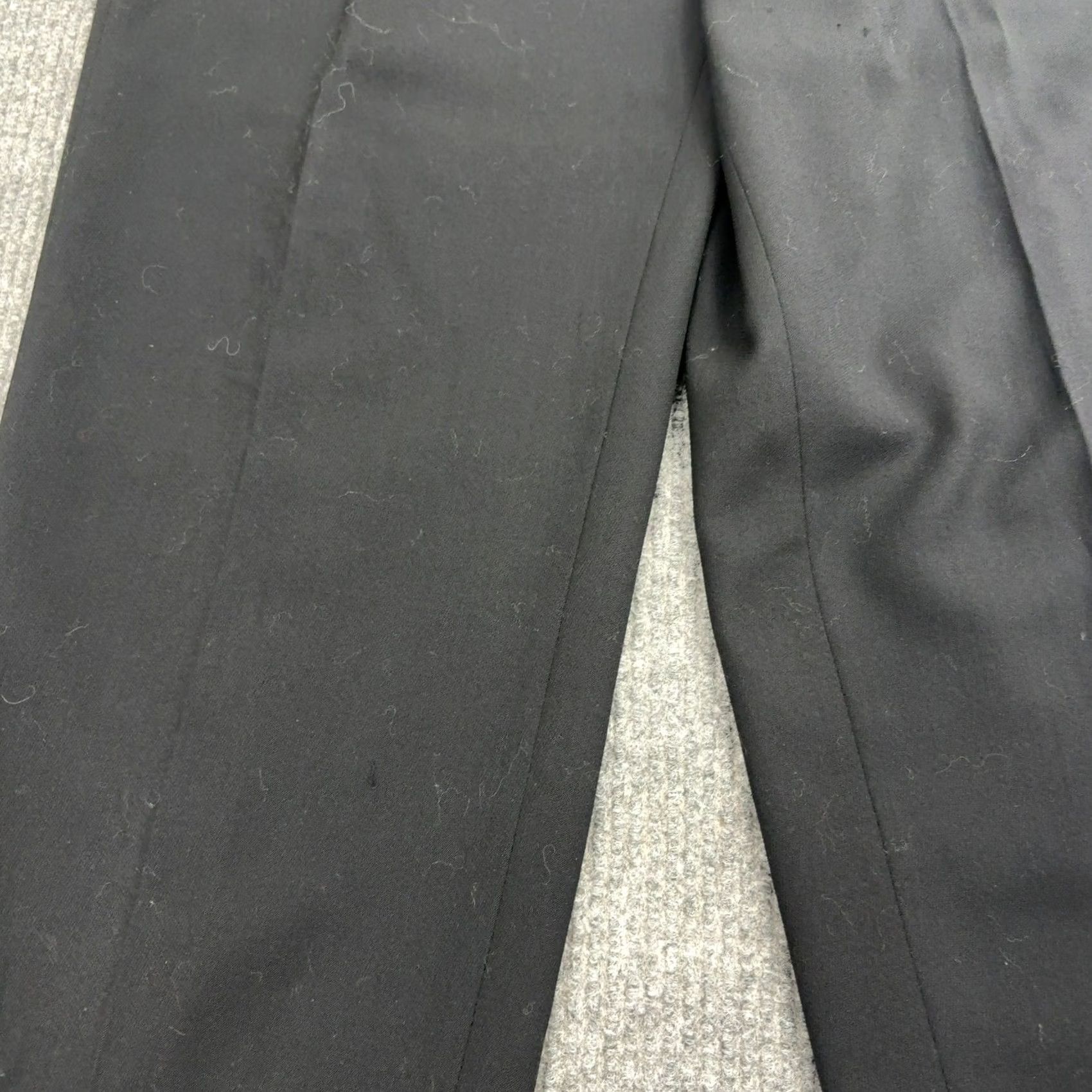 Eddie Bauer Eddie Bauer Womens 16 Black Wool Lined High Rise Straight Leg Classic Pants Size 38" / US 16 / IT 52 - 2 Thumbnail