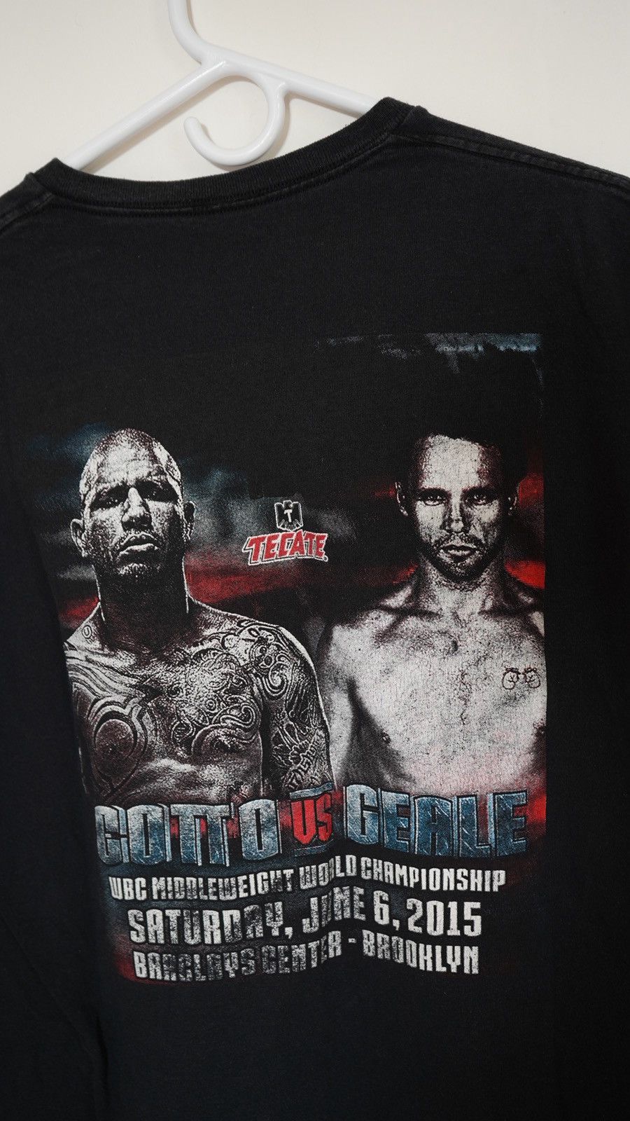 Vintage Vintage Boxing Tee Cotto vs Geale Size US L / EU 52-54 / 3 - 4 Thumbnail