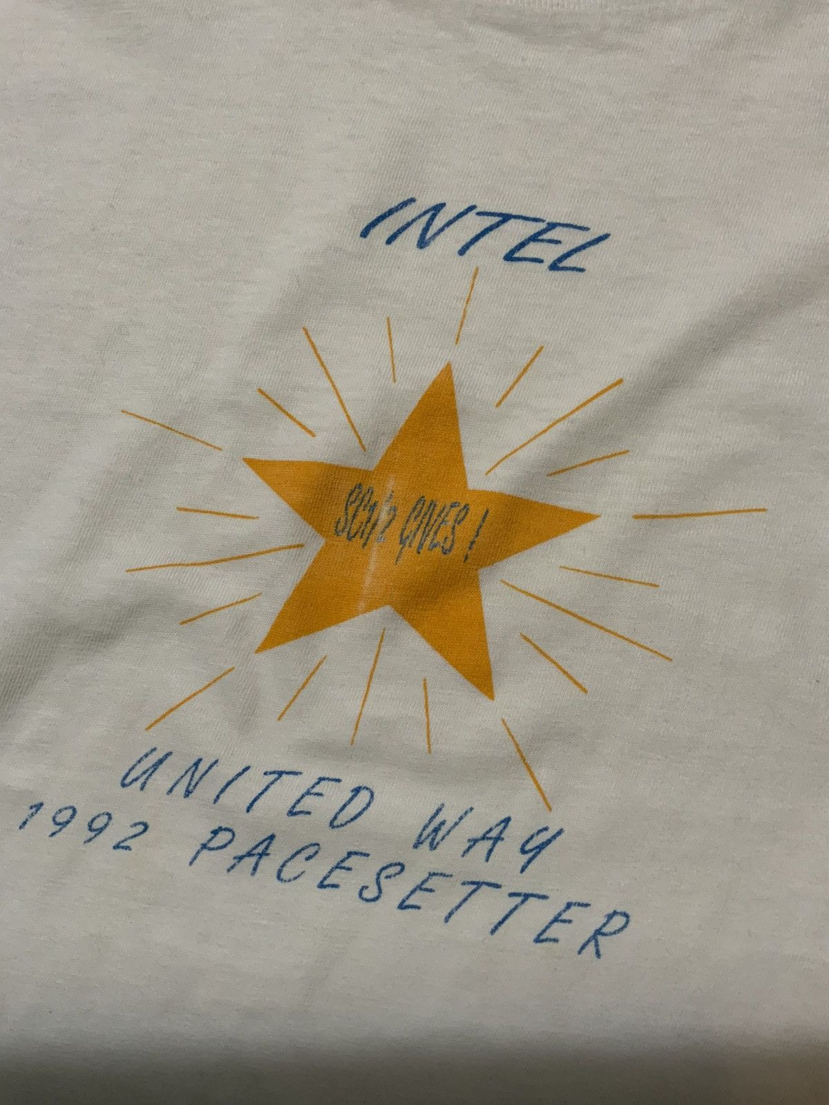 Vintage Vintage Intel 1992 Pacesetter Single Stitch Star T-Shirt Size US M / EU 48-50 / 2 - 6 Thumbnail