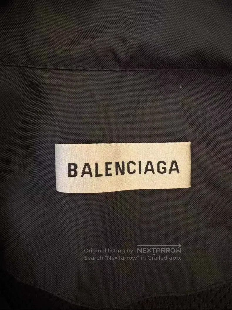 Balenciaga Balenciaga Black and White Letter Logo Denim Patchwork Win Size XXS / US 00 / IT 34 - 4 Thumbnail