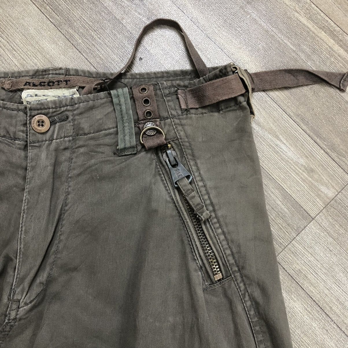 If Six Was Nine × Japanese Brand 2000s Alcott Bondage Cargo Multipocket Pants Y2K Lgb Goa Size US 32 / EU 48 - 8 Thumbnail