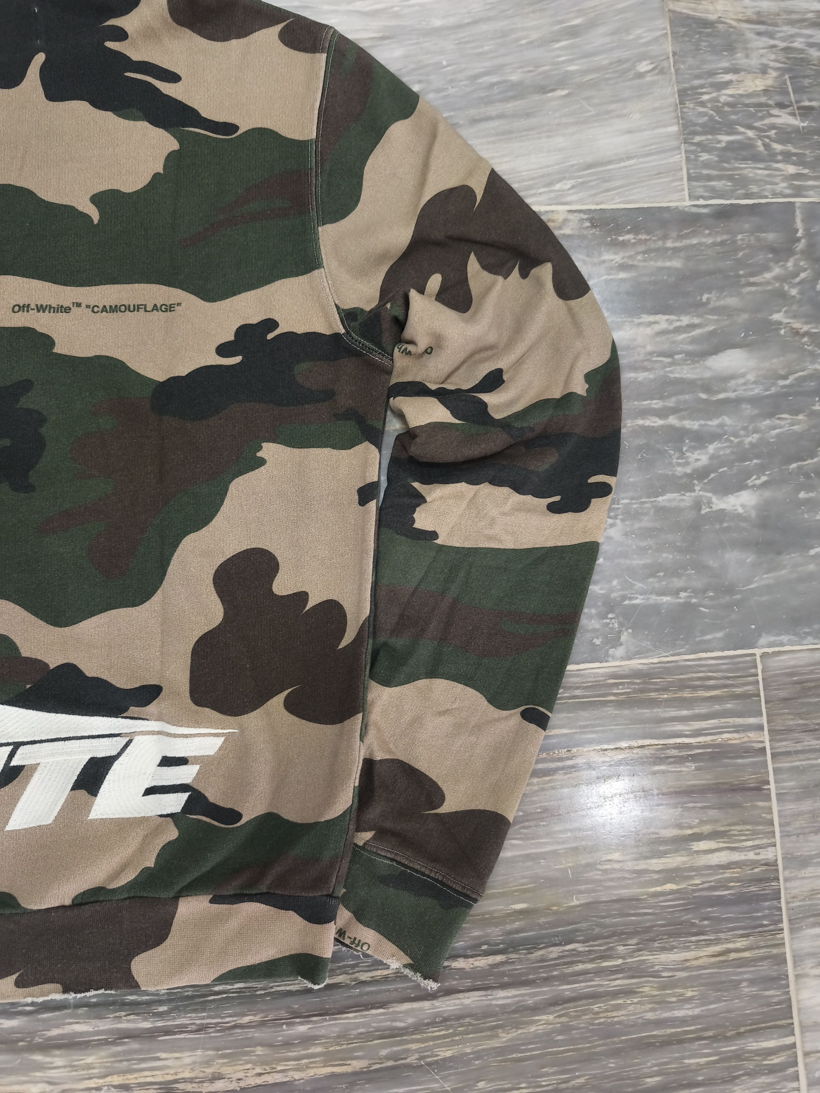Off-White OFF WHITE Camouflage Cotton Zipped Hooded Size US S / EU 44-46 / 1 - 11 Thumbnail