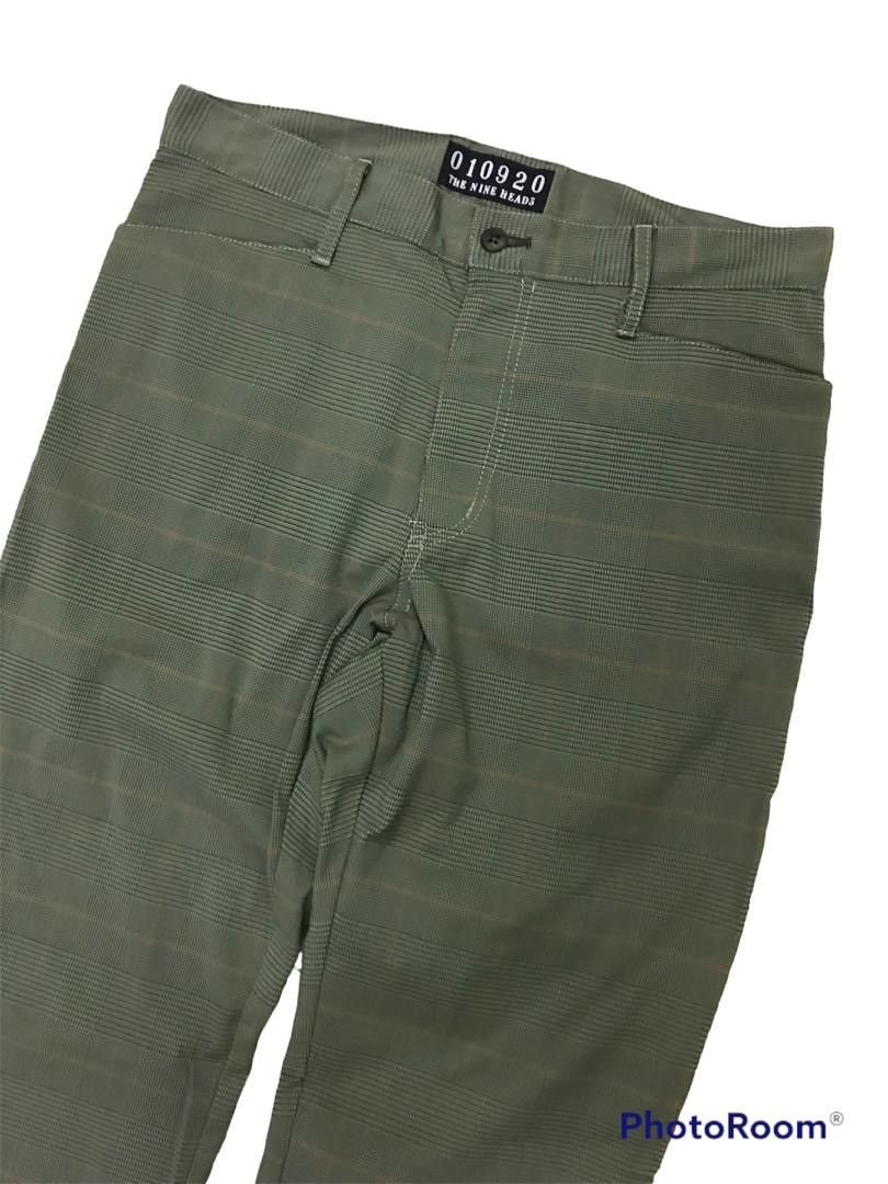 Other Vintage Japanese 010920 Flare The Nine Heads Tartan Pants Size US 29 - 2 Thumbnail