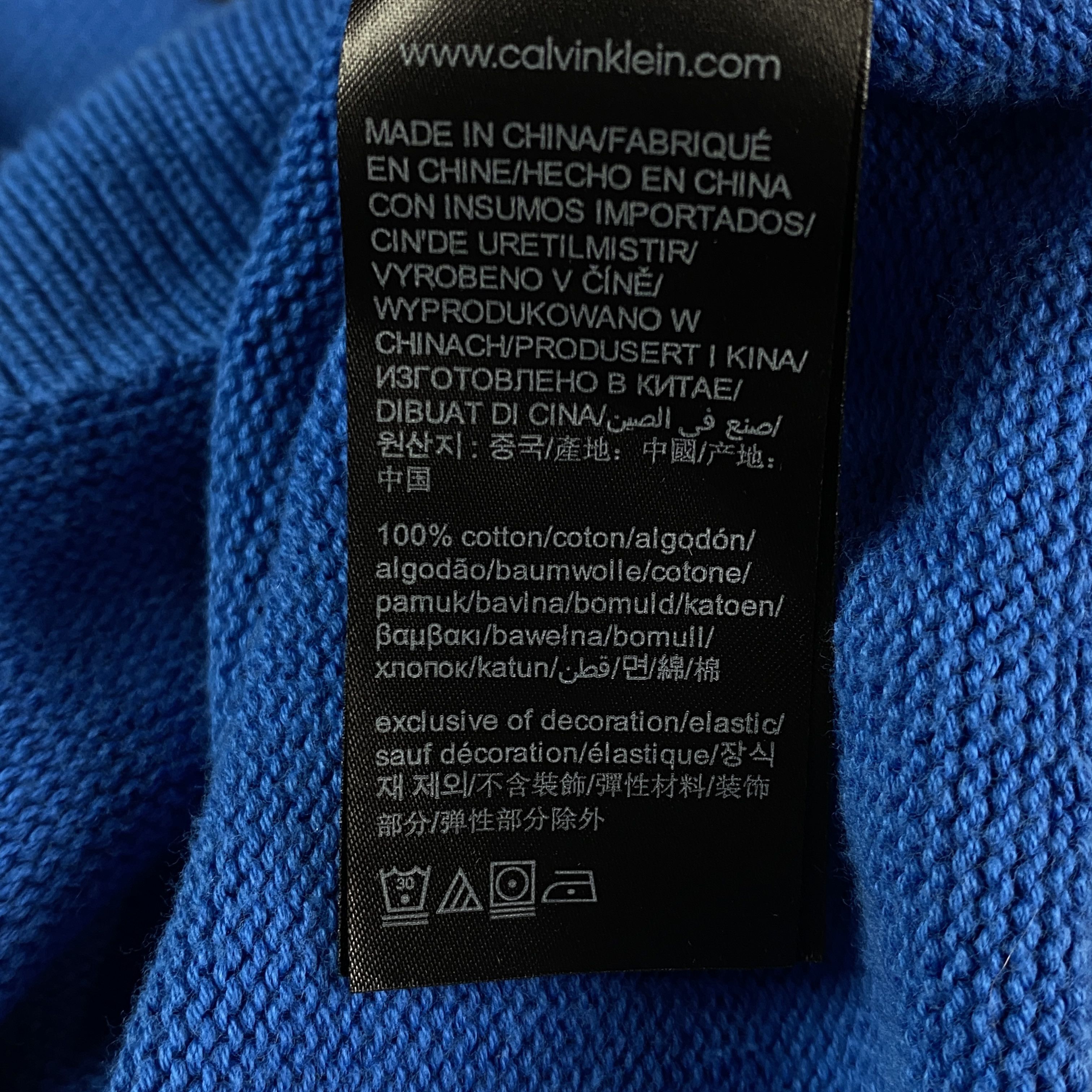 Calvin Klein Mens Vintage Sweater Calvin Klein Size M Blue Size US M / EU 48-50 / 2 - 5 Thumbnail