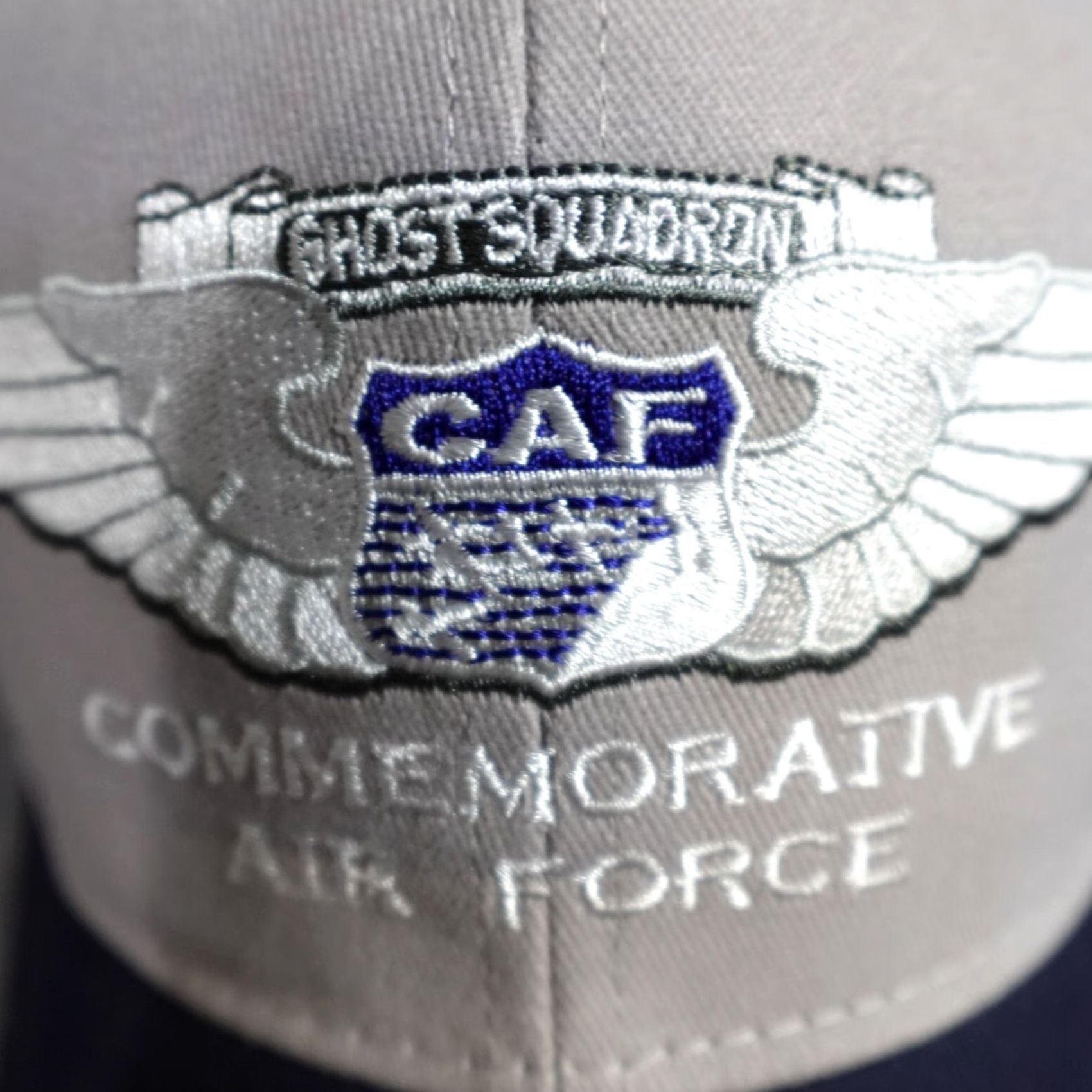 Vintage VINTAGE Bomber Command Ghost Squadron Baseball Hat Snapback Embroidered Airforce NEW Size ONE SIZE - 2 Thumbnail