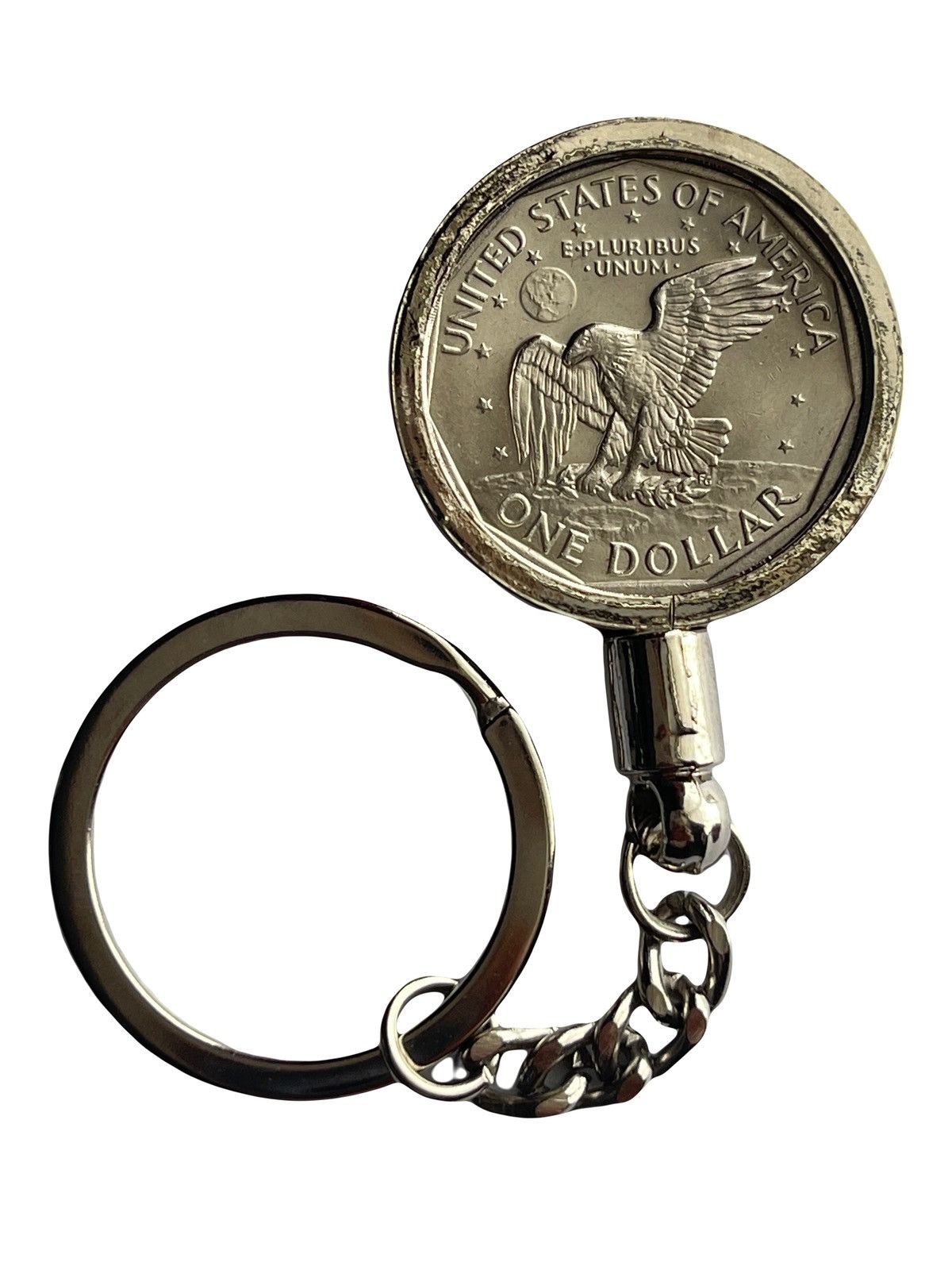 Vintage Susan B Anthony Dollar coin key chain Size ONE SIZE - 2 Thumbnail