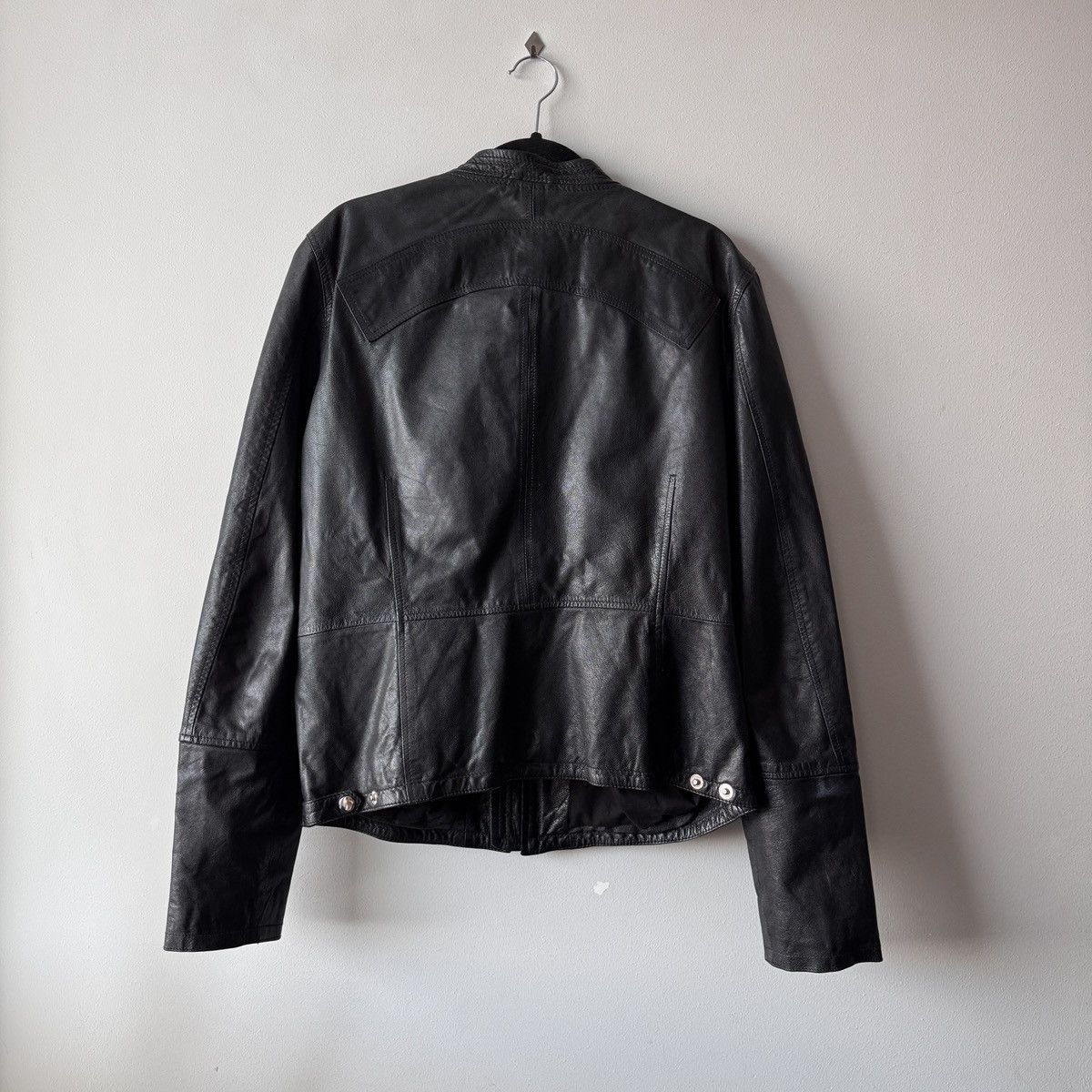 Vintage Violent Dreaming Black Leather Jacket Scandinavian Archive Size US M / EU 48-50 / 2 - 2 Thumbnail