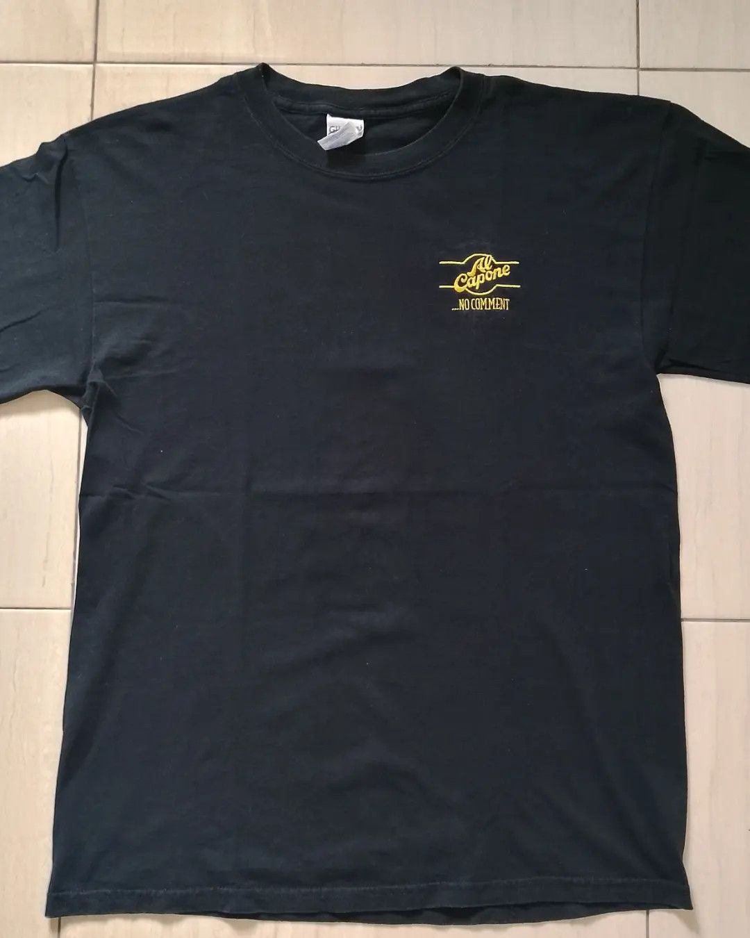 Gildan × Vintage Vintage AL Capone - No Comment Embroidered Tshirt Size US L / EU 52-54 / 3 - 3 Thumbnail