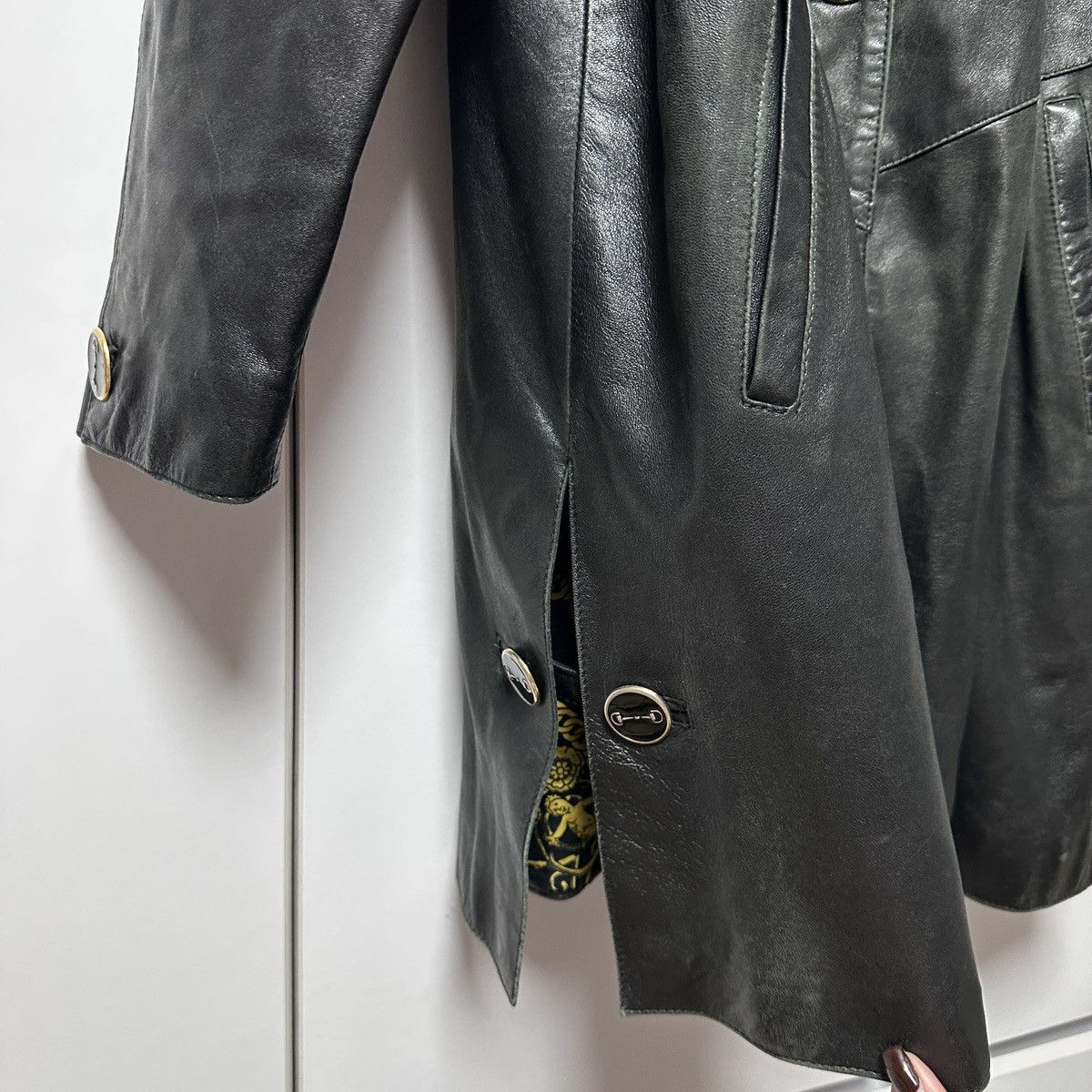 Other Cygielman beautiful black leather coat Size S / US 4 / IT 40 - 5 Thumbnail