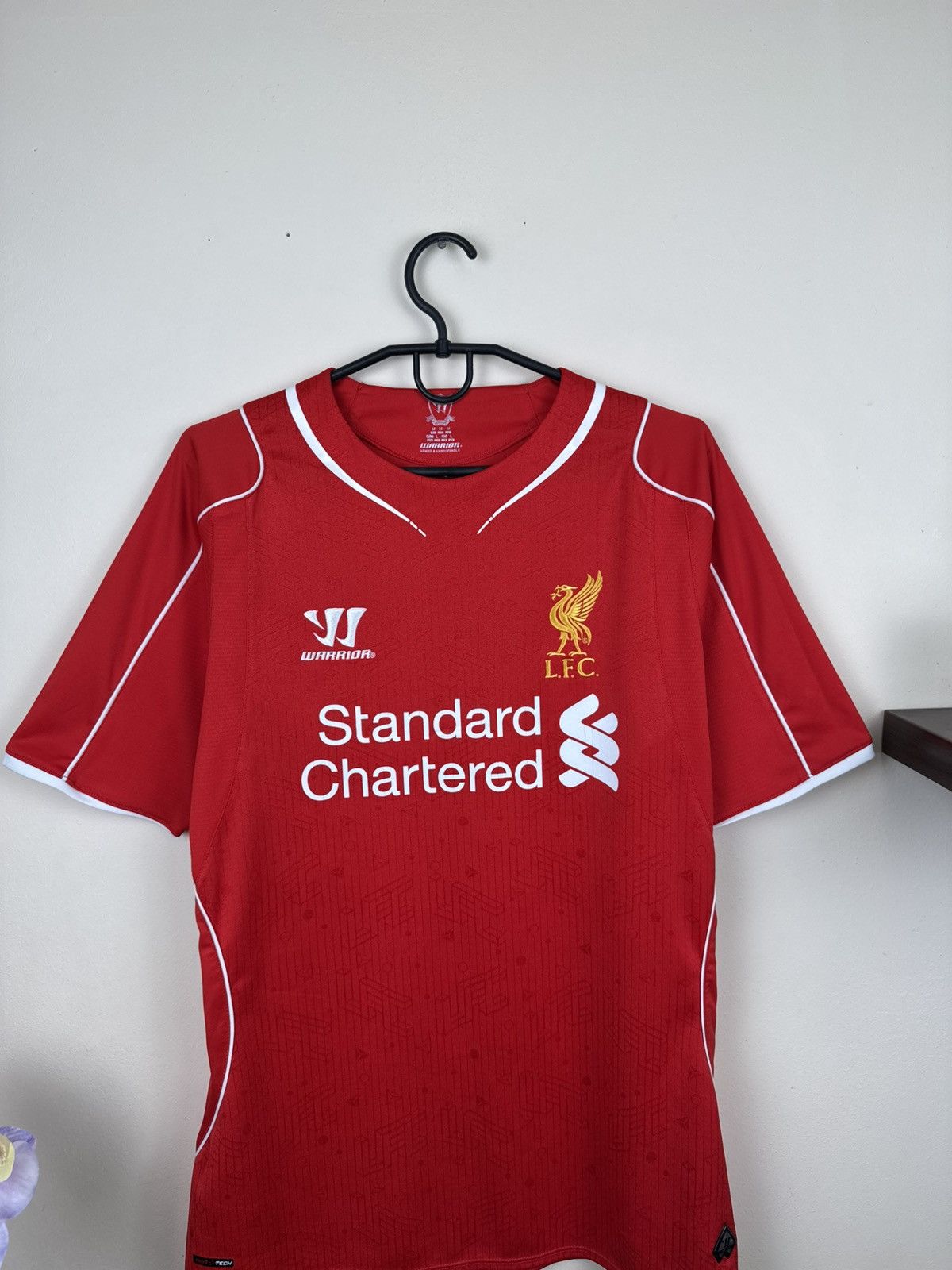 Warrior Warriors L. F. C. Liverpool Jersey 2014-2015 Soccer Red M Size US M / EU 48-50 / 2 - 7 Thumbnail