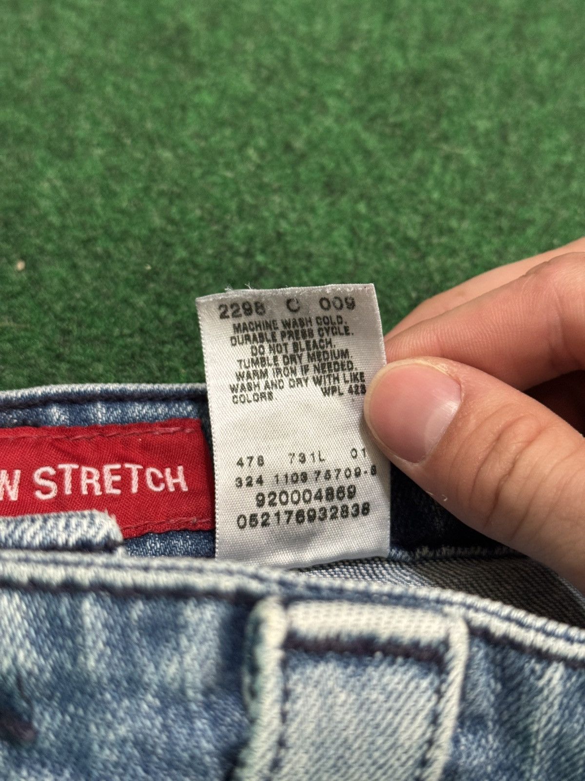 Levi's Vintage Clothing Levis Super Low Vintage Y2K 9 Jr 32 6” Denim Mini Skirt Size 32" / US 10 / IT 46 - 4 Thumbnail