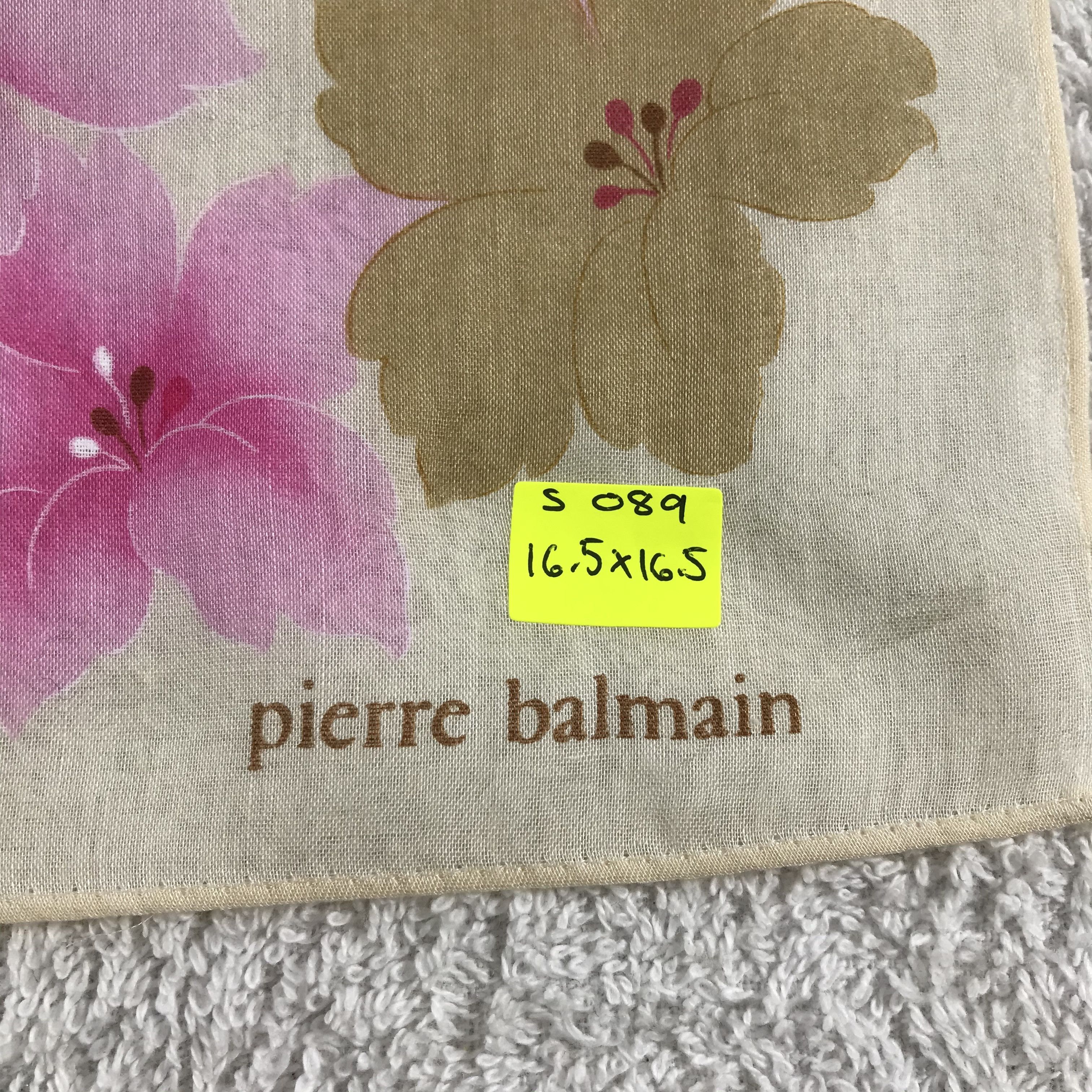Pierre Balmain × Vintage Pierre Balmain Bandana / Handkerchief / Neckerchief - S089 Size ONE SIZE - 5 Thumbnail