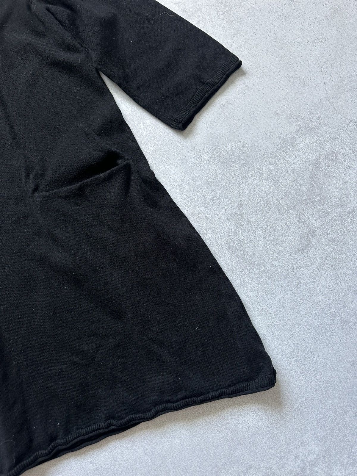 Gudrun Sjoden GUDRUN SJODEN Black Long Sleeve Lagenlook A-Line Sweater Size L / US 10 / IT 46 - 2 Thumbnail