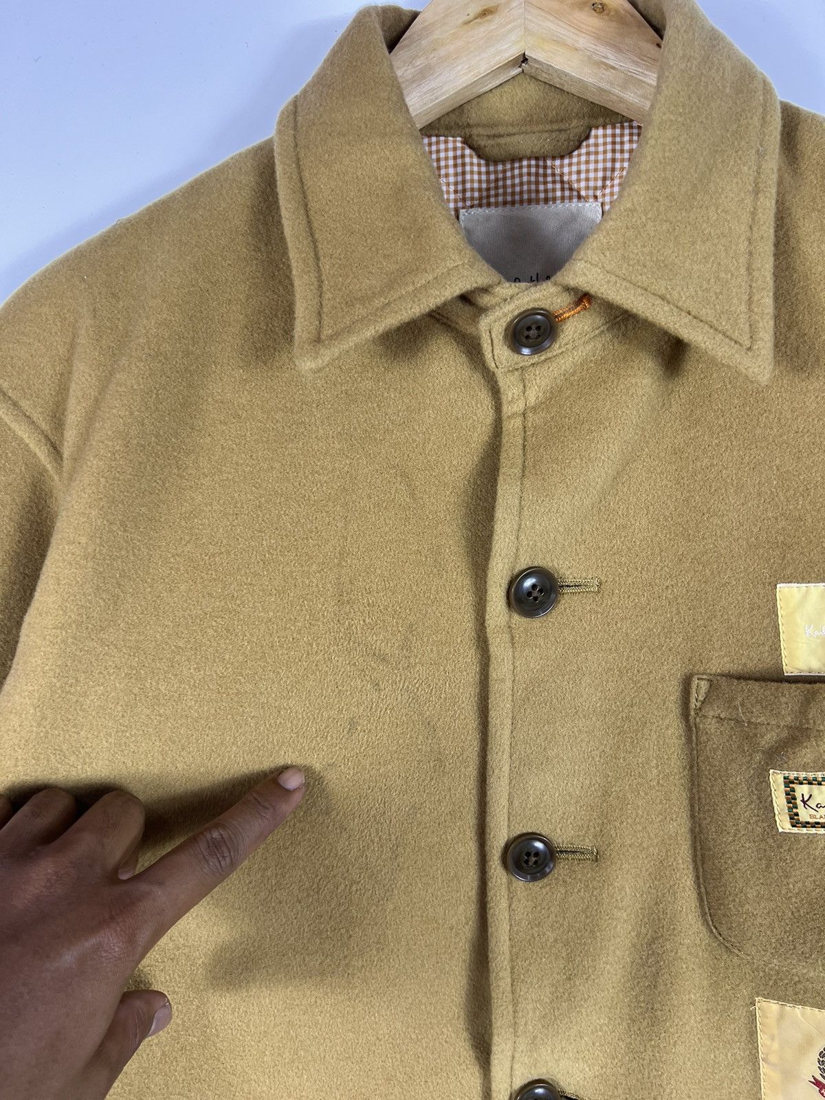 Karl Helmut 🔥 CHORE WOOL JACKET KARL HELMUT PATCH - M Size US M / EU 48-50 / 2 - 4 Thumbnail