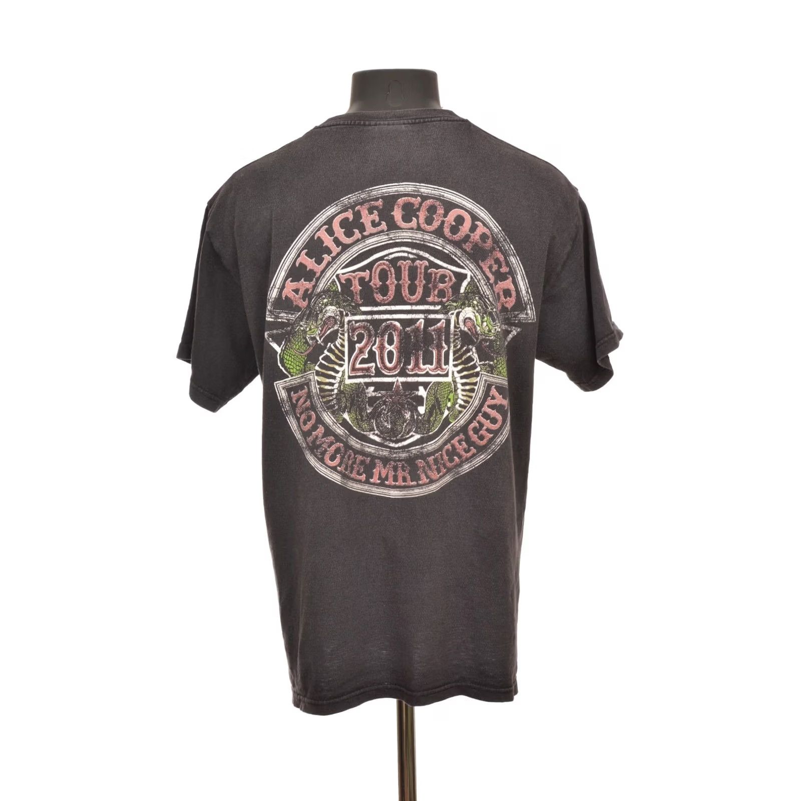 Fruit Of The Loom Fruit of the Loom Alice Cooper No More Mr Nice Guy 2011 Tour T-Shirt Tee Size L Black Mens 100% Cotton Short Sleeve Vintage? Size US L / EU 52-54 / 3 - 3 Thumbnail