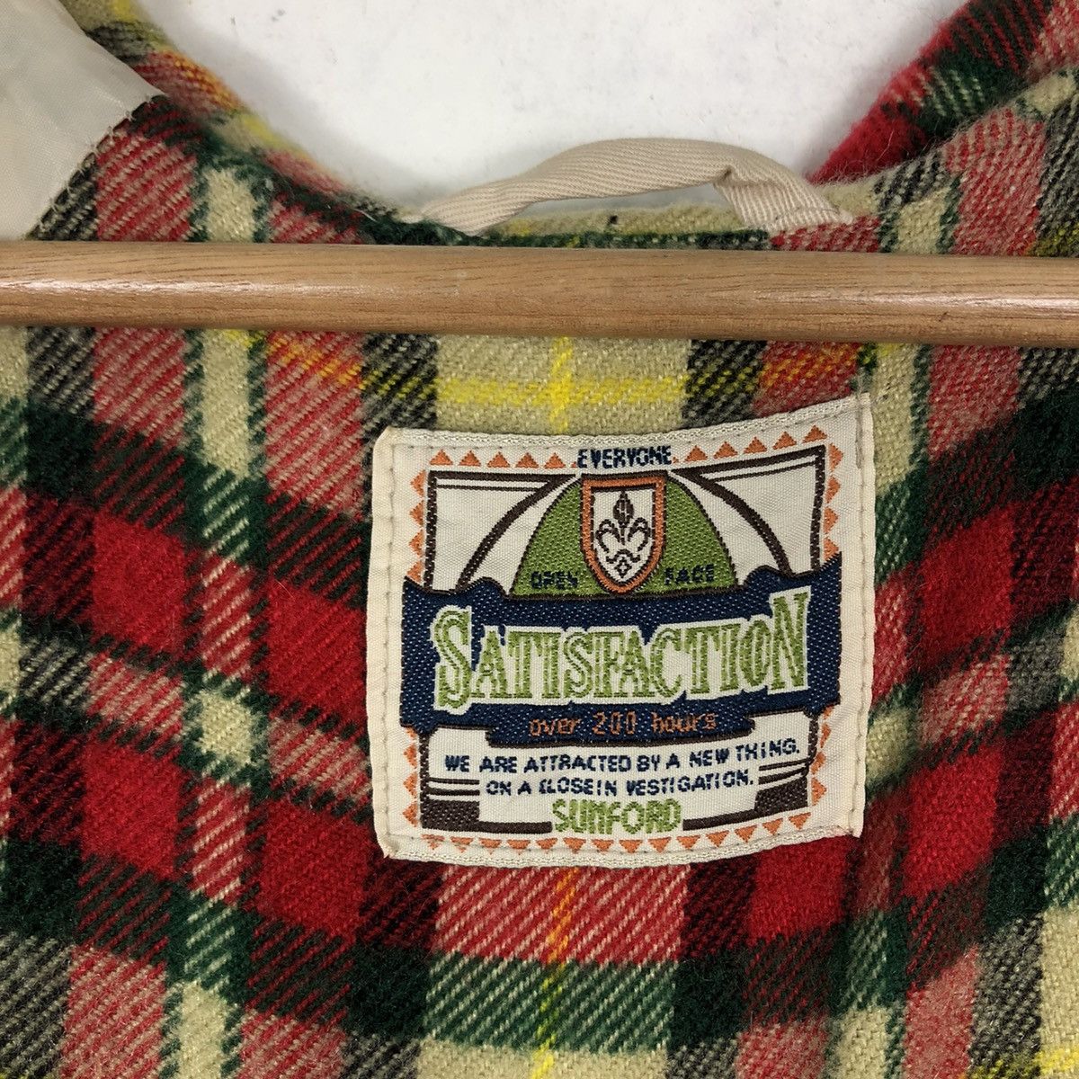 Hysteric Glamour 🔥Long Jacket Blanket Lining Tartan Design Sunford Japan Size US M / EU 48-50 / 2 - 15 Thumbnail
