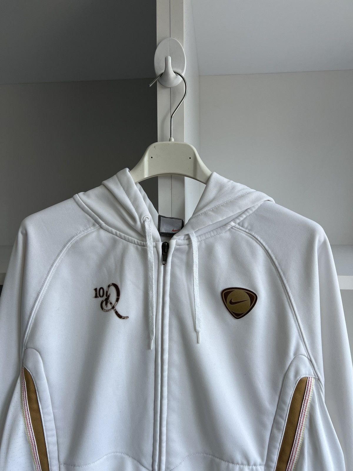 Nike × Vintage Vintage Nike Ronaldinho zip hoodie Size US M / EU 48-50 / 2 - 5 Thumbnail