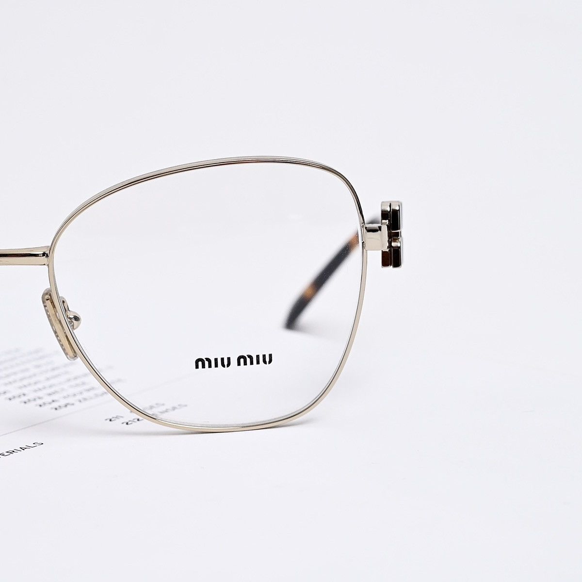 Miu Miu MIU MIU 0MU 50XV GLASSES Size ONE SIZE - 10 Thumbnail