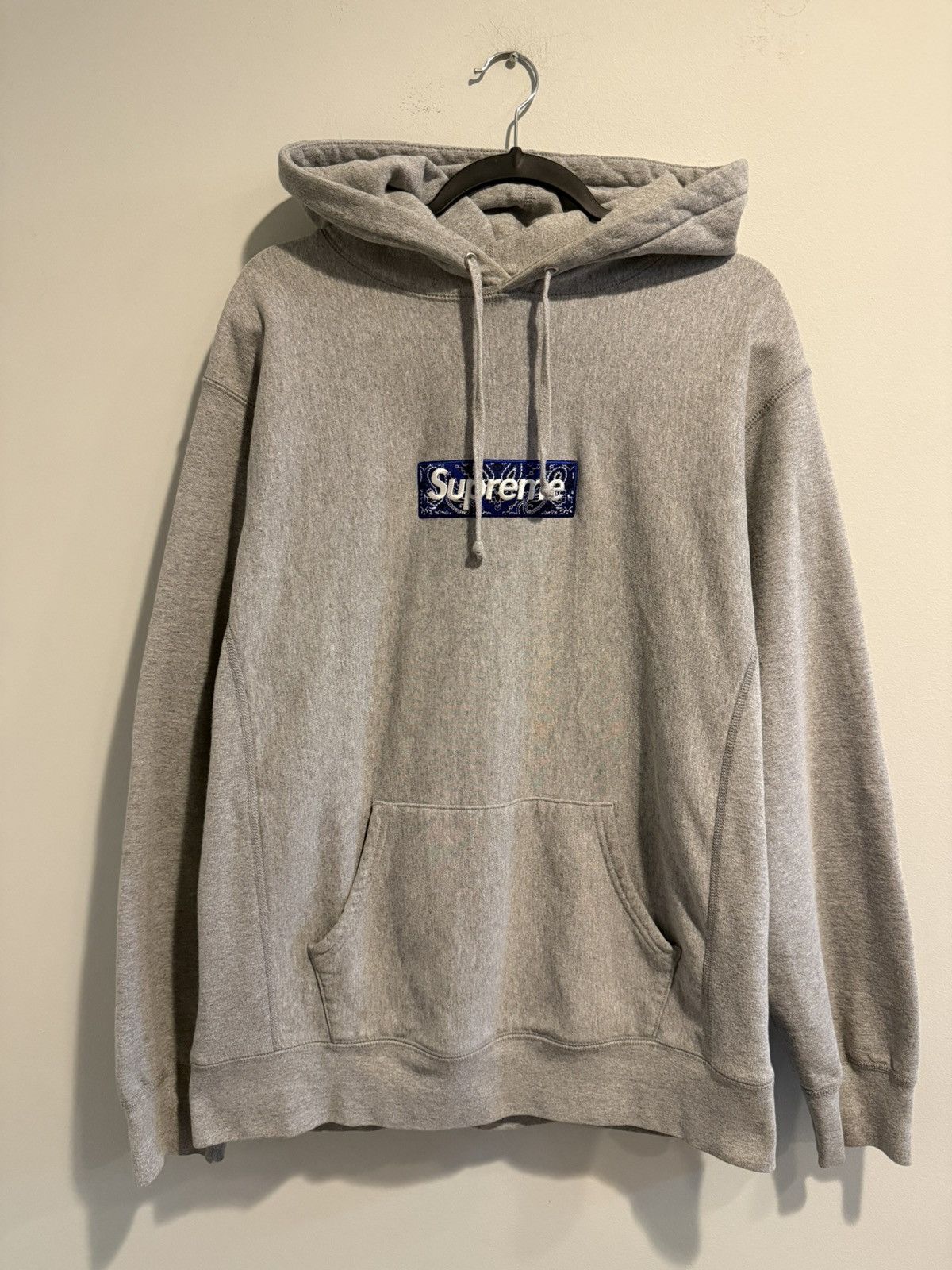 Supreme Supreme Bandana Box Logo Hoodie | Grailed