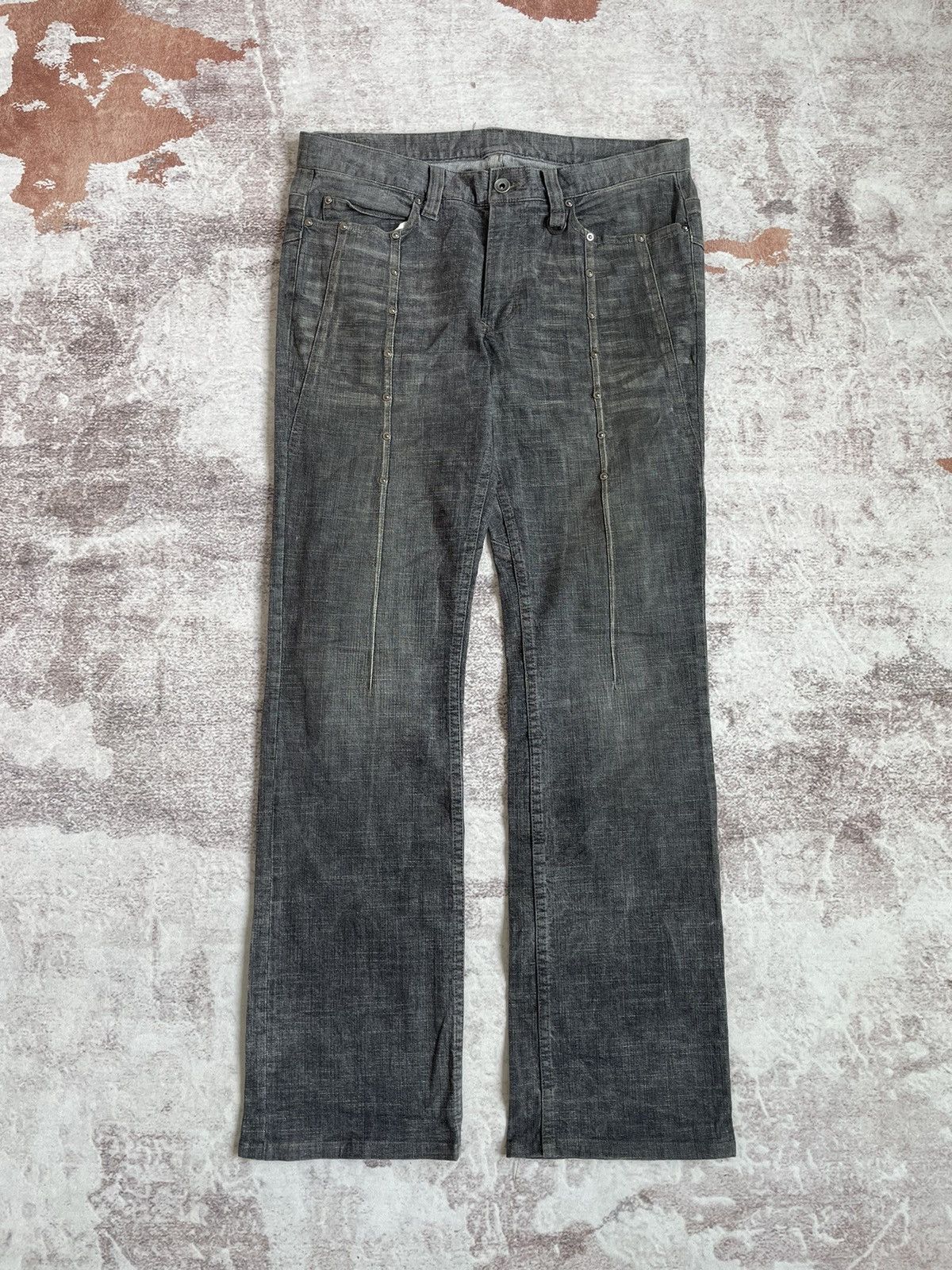 Nicole Club Vintage Y2K NCFM Studded Denim Pants Size US 33 - 1 Thumbnail