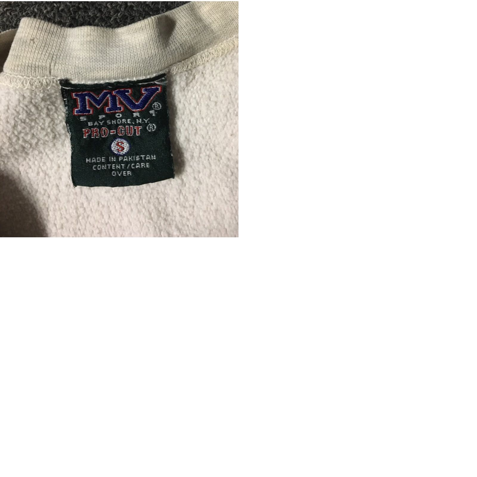 Vintage VINTAGE 90s SJSU Thrashed Faded Distressed Reverse Weave Sweatshirt S Gray Men MV Sport Pullover Grunge College PE Sweatshirt Size US S / EU 44-46 / 1 - 9 Thumbnail