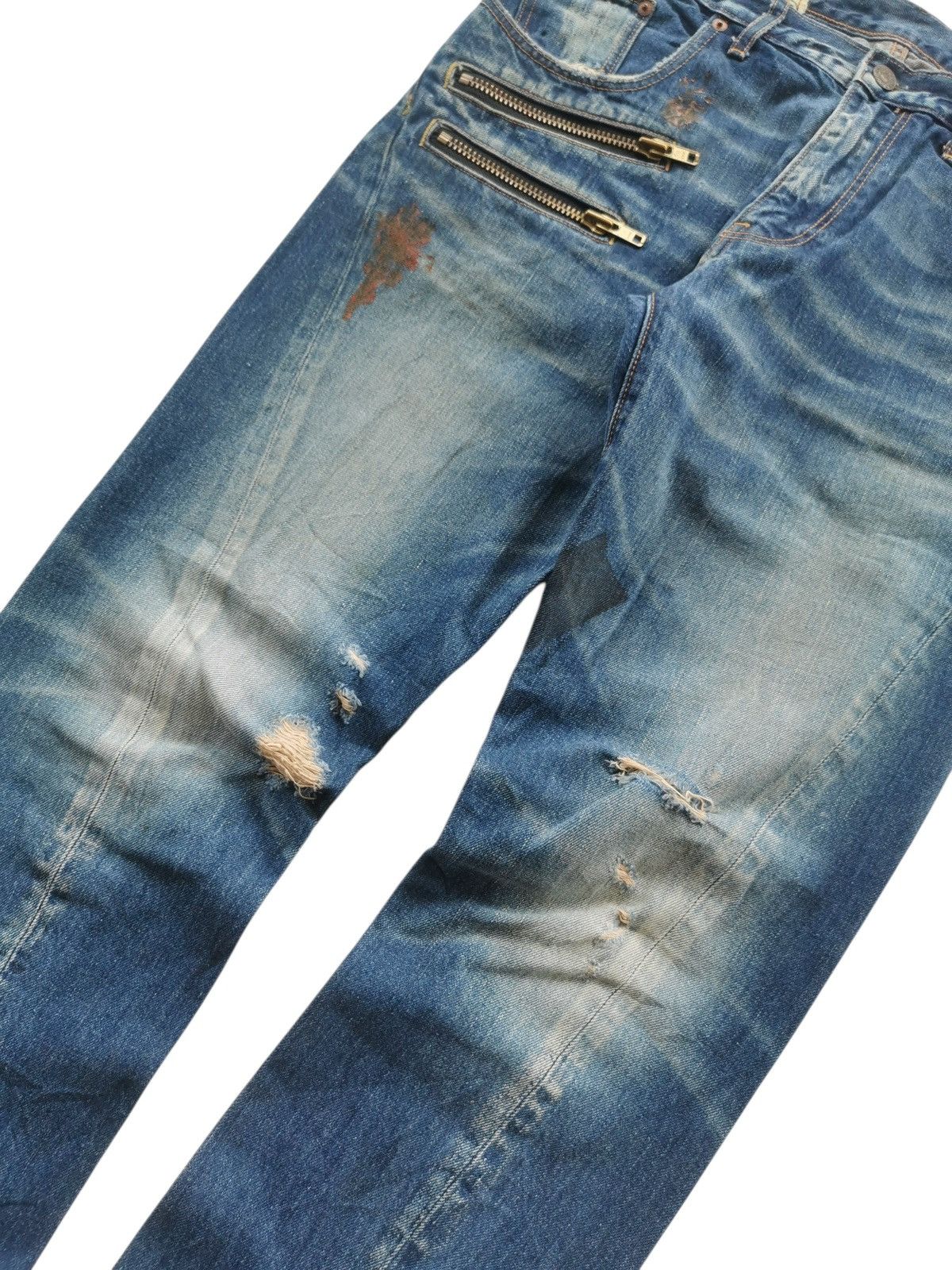 Undercover RNA Twisted Distressed Denim Jeans Style Undercover Size US 32 / EU 48 - 7 Thumbnail
