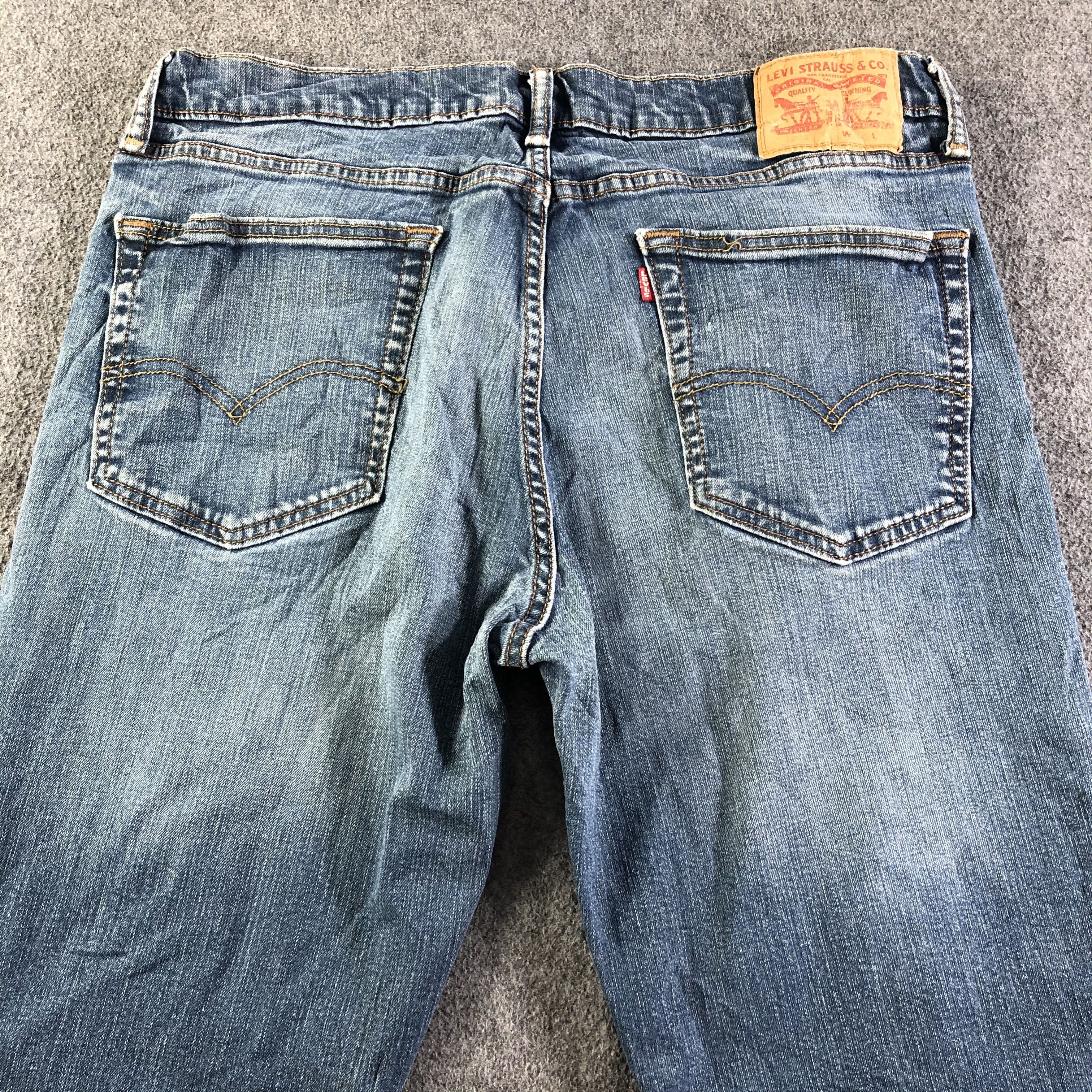 Levi's Vintage Blue Wash Levis 514 Jeans-J4158 Size US 35 - 4 Thumbnail