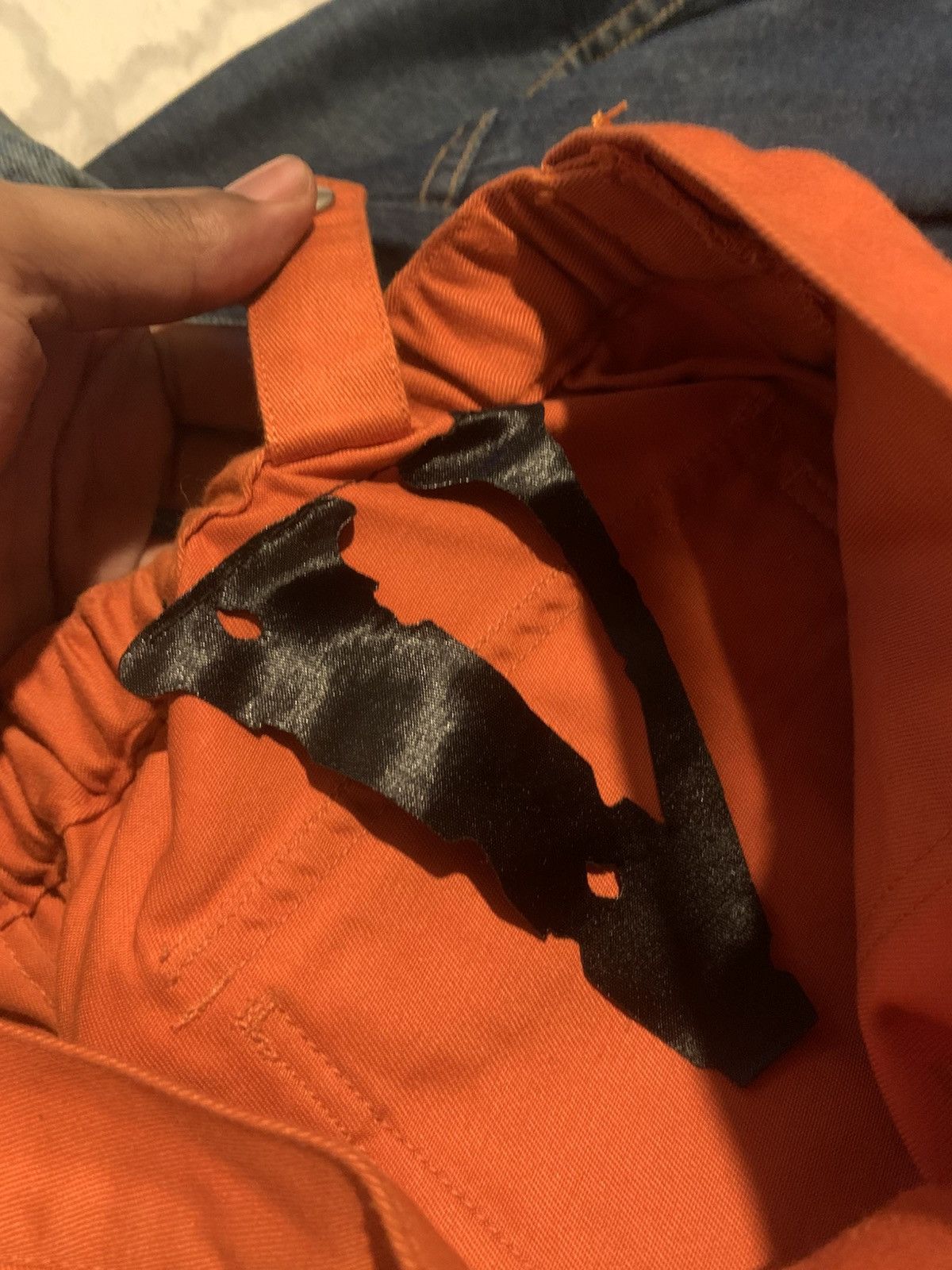 Vlone VLONE Orange Bondage Cargo Pants Size US 33 - 3 Thumbnail