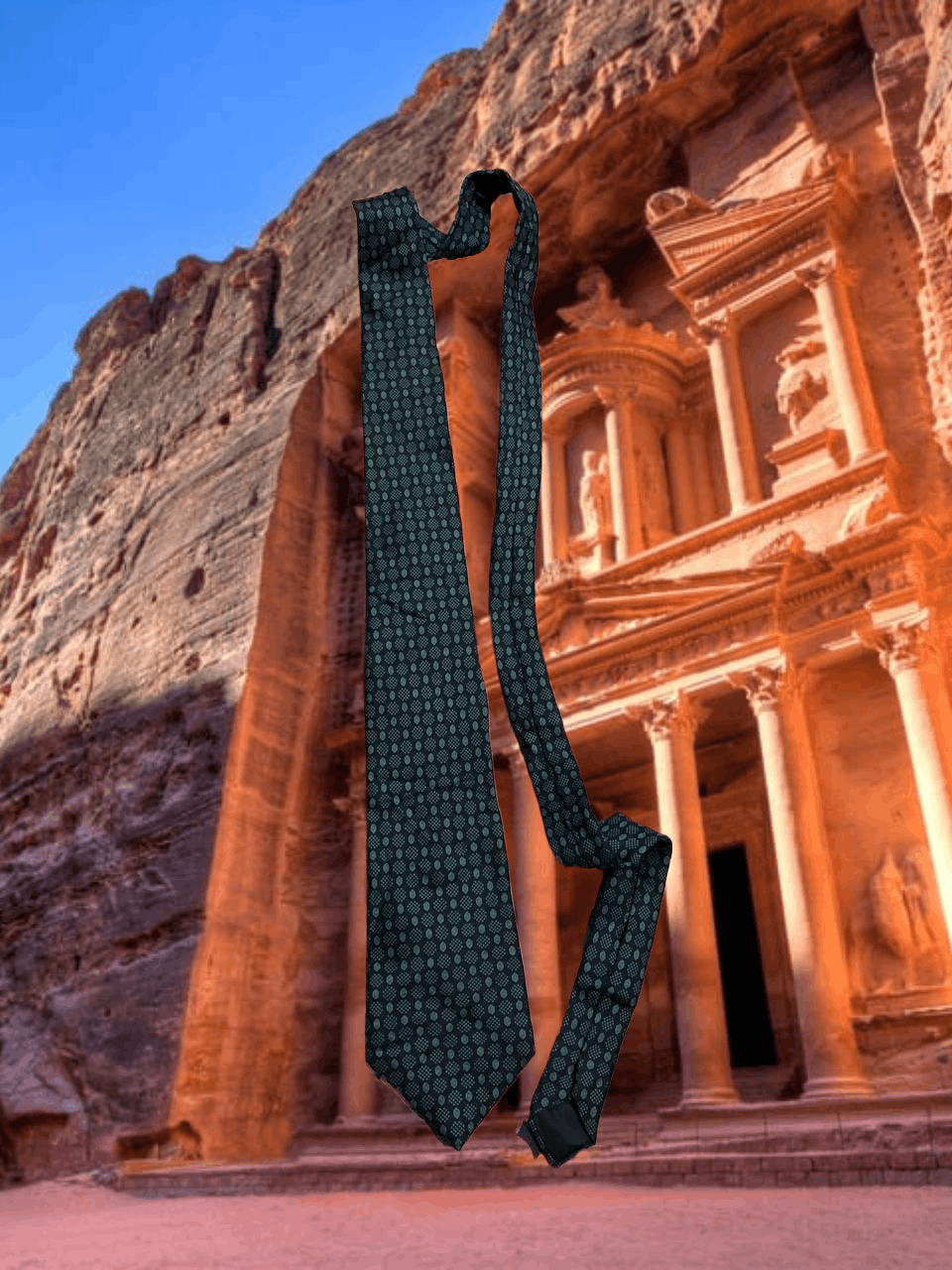Cerruti 1881 Vintage luxury Tie green Cerruti 1881 One size Y2K Size ONE SIZE - 1 Thumbnail