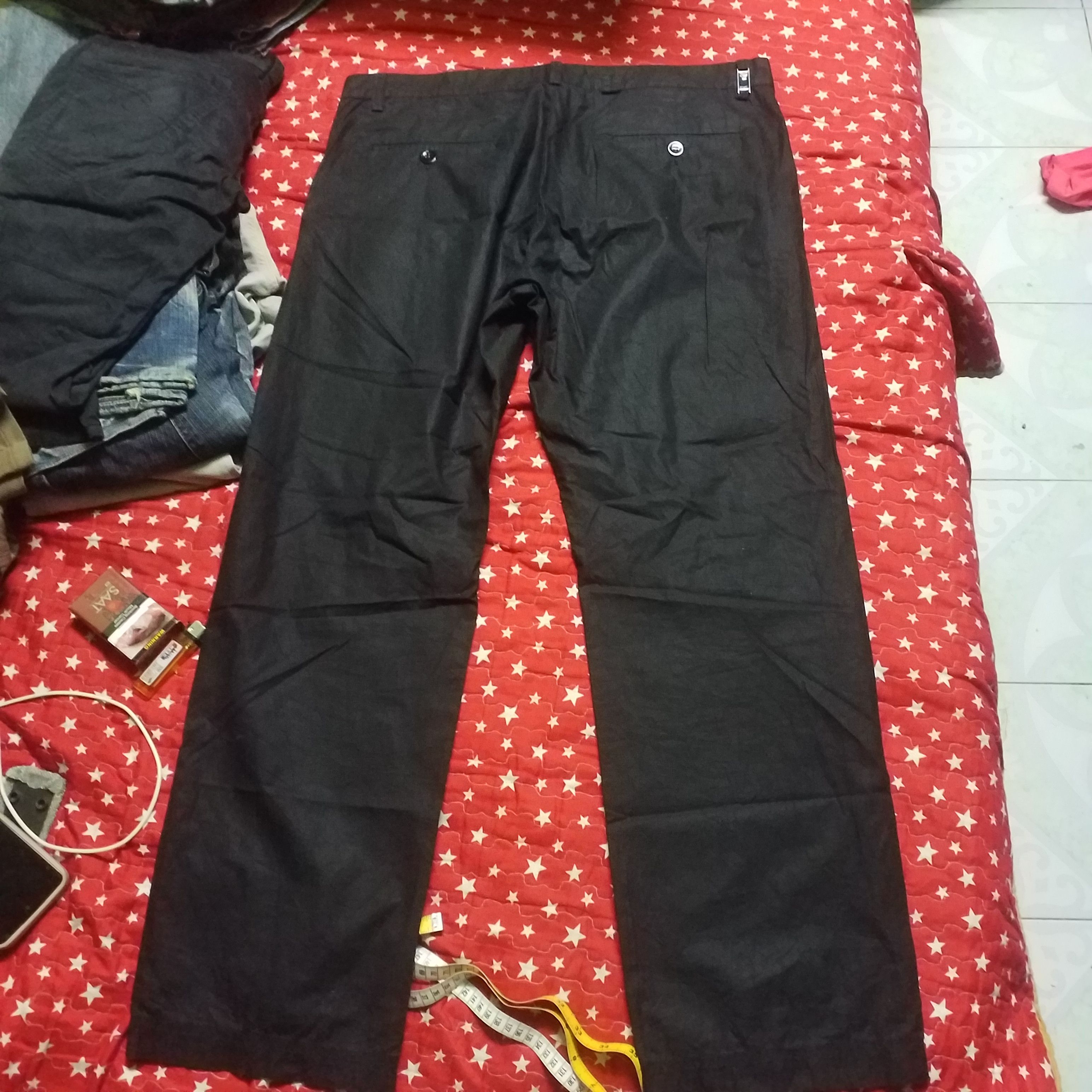 Versace VERSACE SPORT BLACK BAGGY PANT Size 39" - 4 Thumbnail