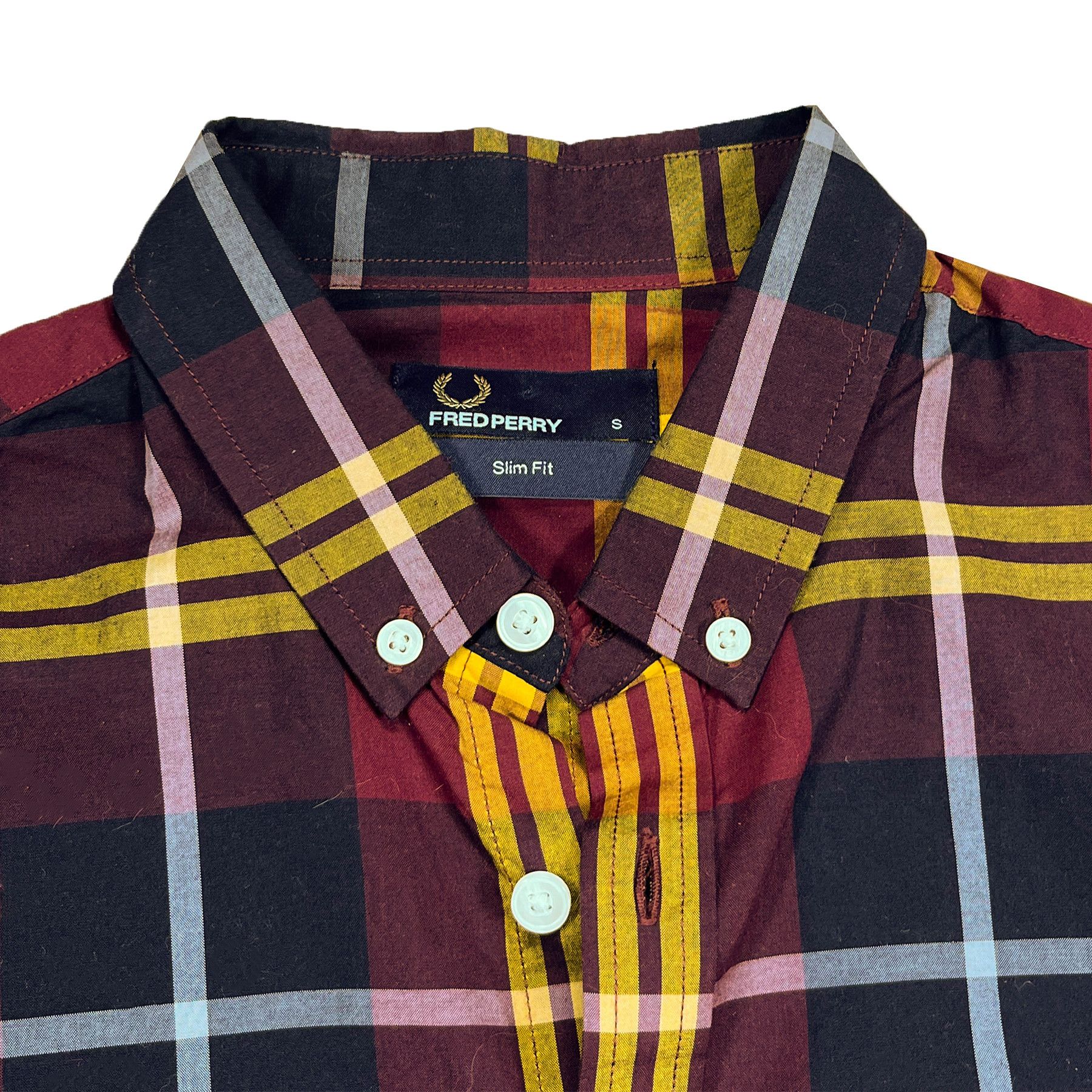 Fred Perry Fred Perry Checkered Shirt • S size Size US S / EU 44-46 / 1 - 5 Thumbnail