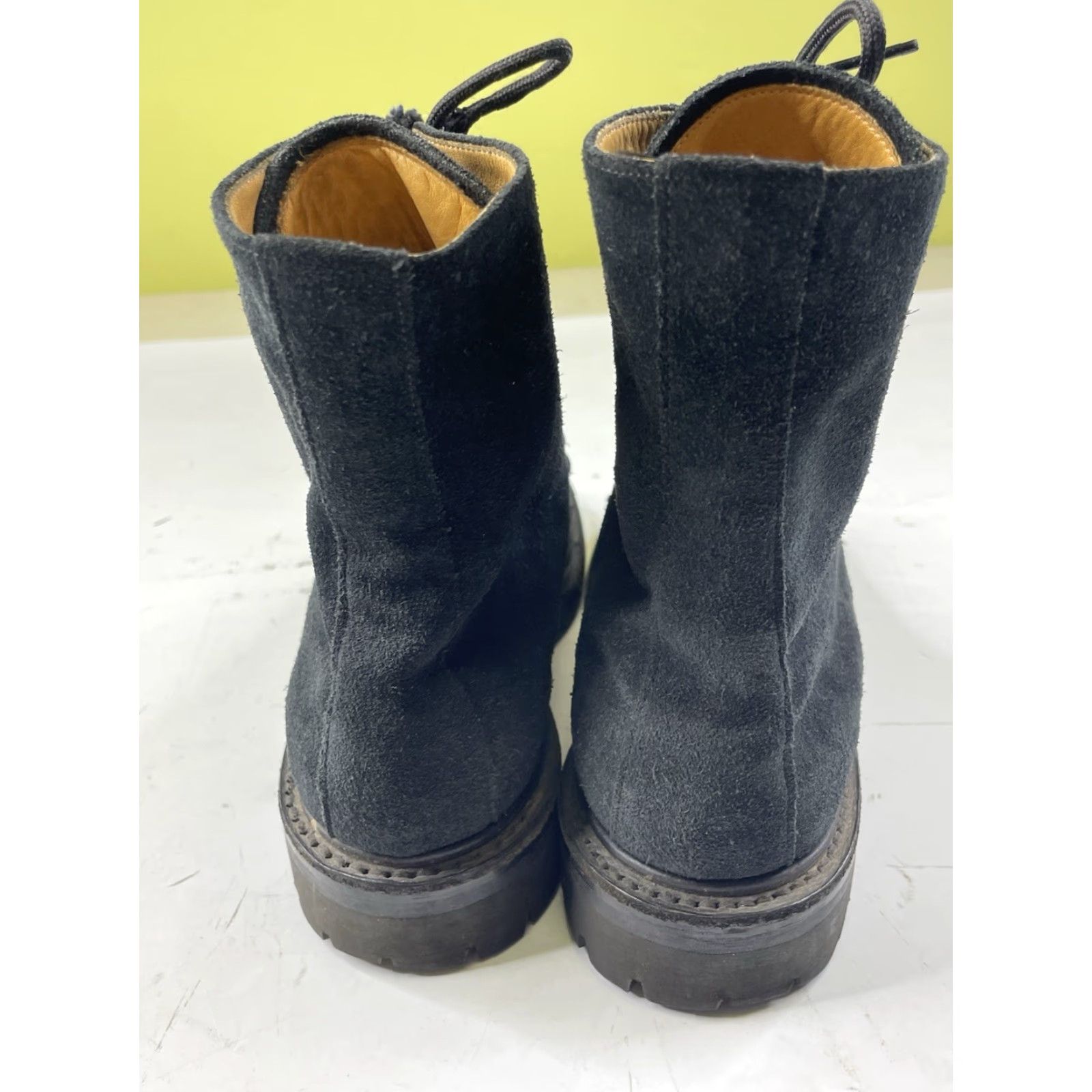 Vintage VINTAGE The Old Curiosity Shop Black Suede Leather Boots Combat Size 7 Mens Boots Black Leather Combat 7 Mens Size US 7 / EU 40 - 5 Thumbnail