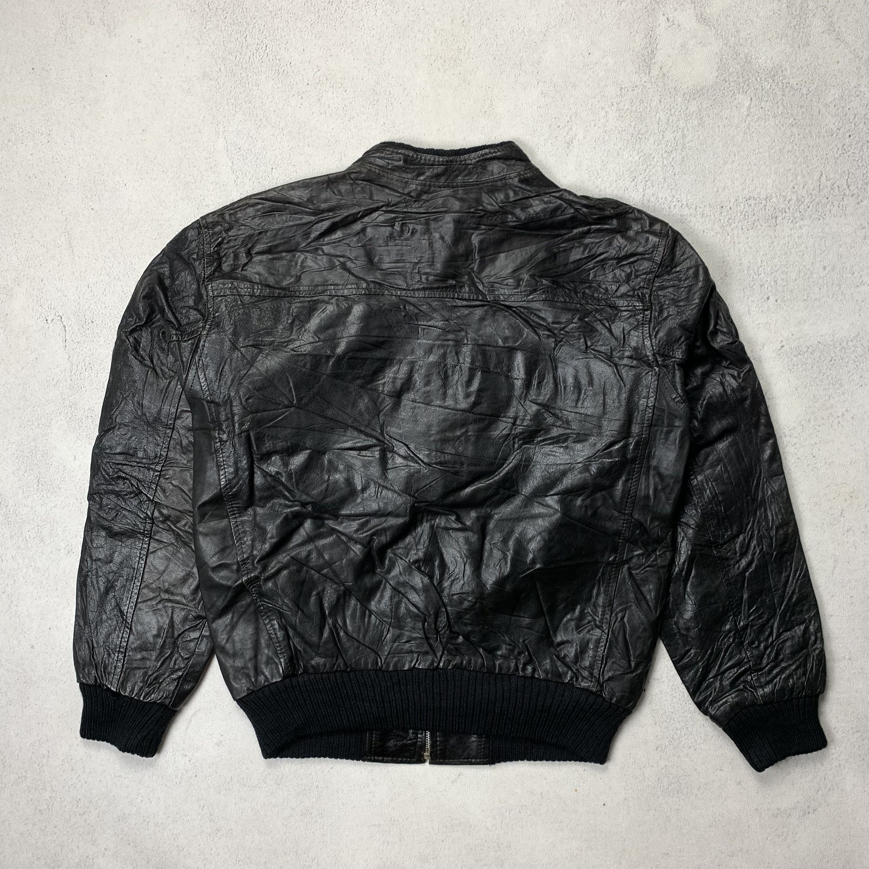 Genuine Leather Vintage Leather Jacket Japanese Brand Size US S / EU 44-46 / 1 - 4 Thumbnail