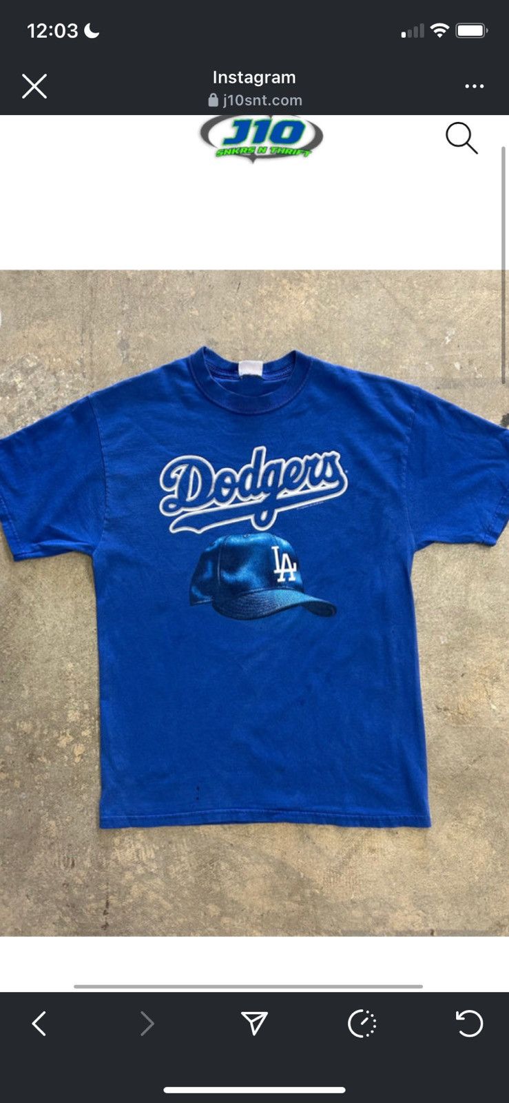 MLB × Vintage Vintage LA Dodgers Helmet Tee Size US M / EU 48-50 / 2 - 1 Thumbnail