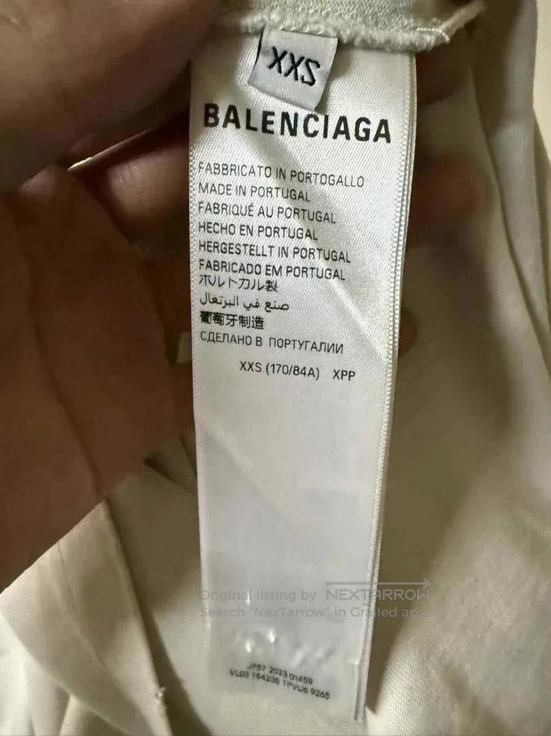 Balenciaga Balenciaga Logo front and back short-sleeve xxs Size US XXS / EU 40 - 4 Thumbnail
