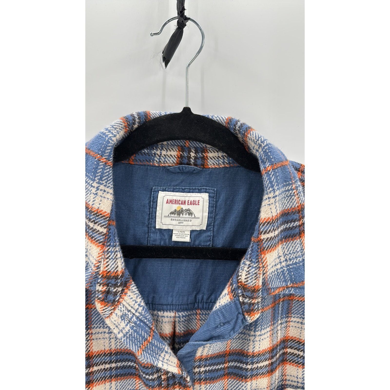American Eagle Outfitters American Eagle Oversized Button-Up Shirt plaid size large Size L / US 10 / IT 46 - 3 Thumbnail