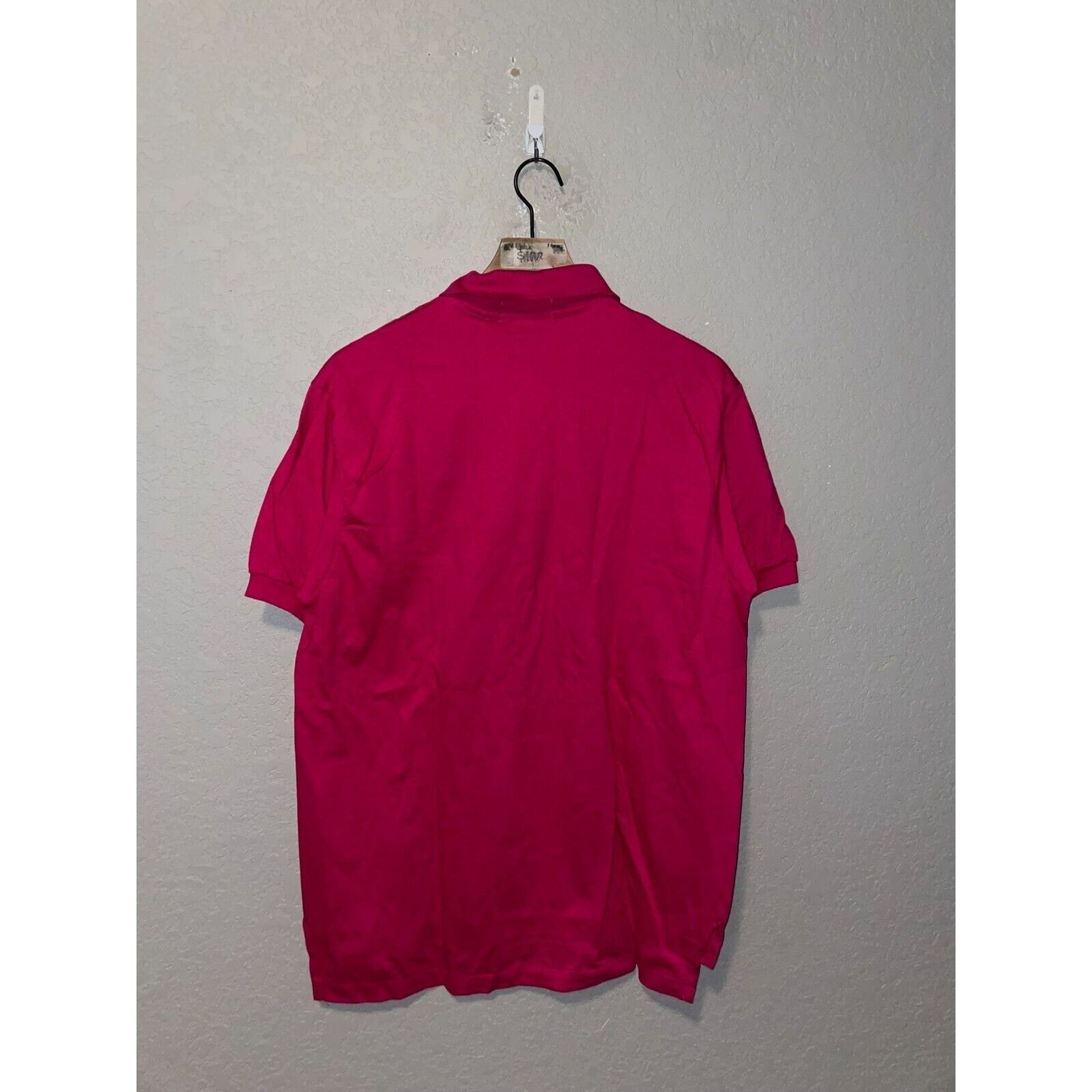 Jerzees Vintage Pink Blank Polo Shirt Jerzees VTG 90s Small Stain Size US L / EU 52-54 / 3 - 10 Thumbnail