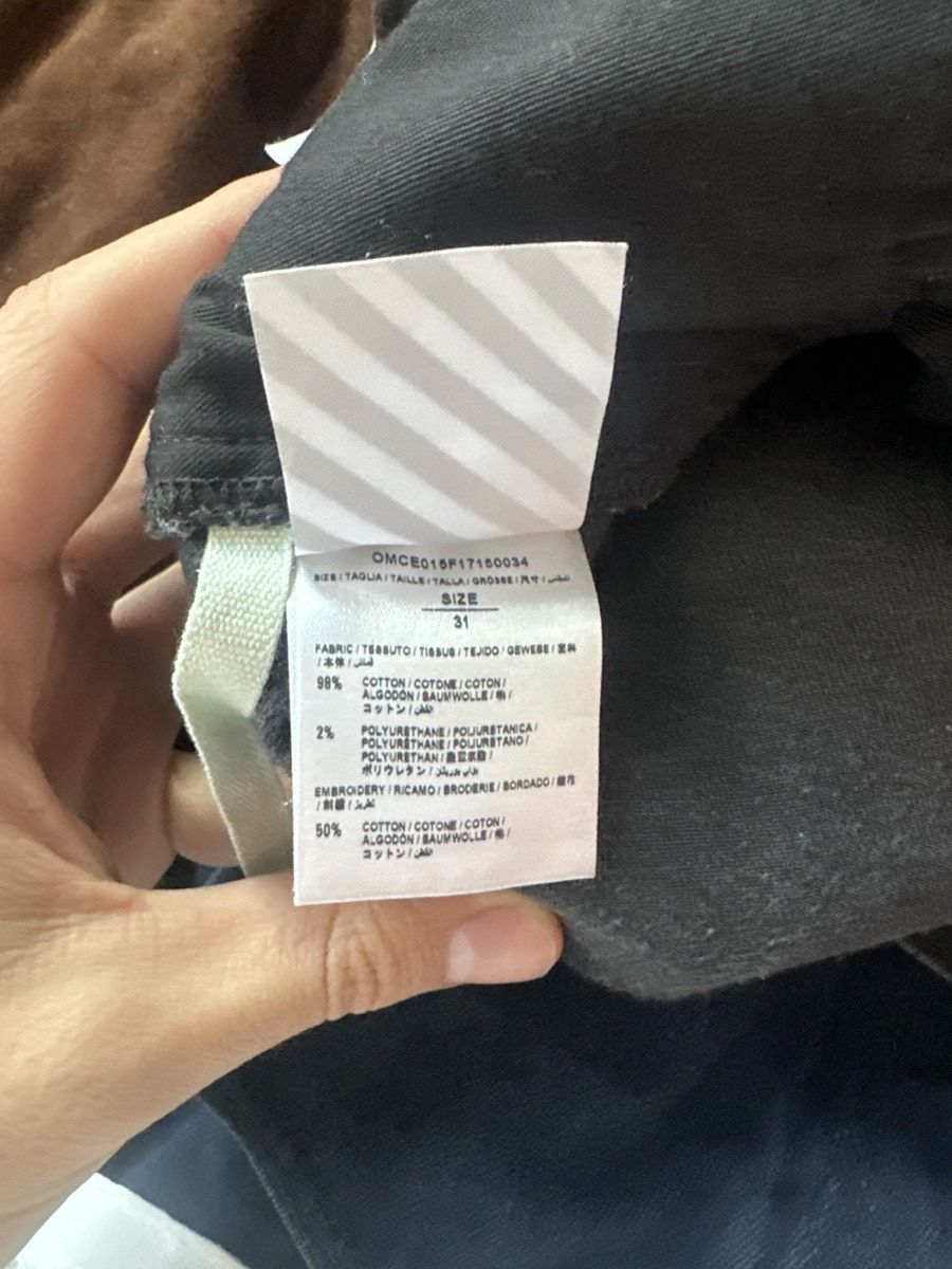 Off-White Off white jeans chequered Size US 31 - 4 Thumbnail