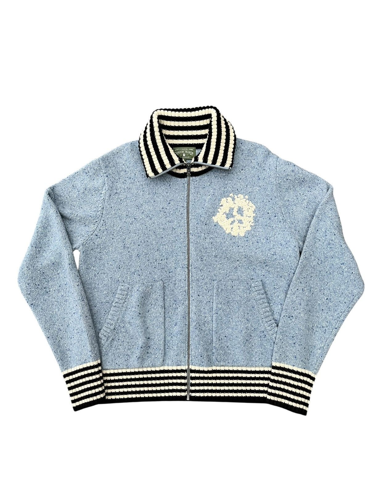 DENIM TEARS × Stussy FW22 Denim Tears Stussy Quarter Zip Pullover