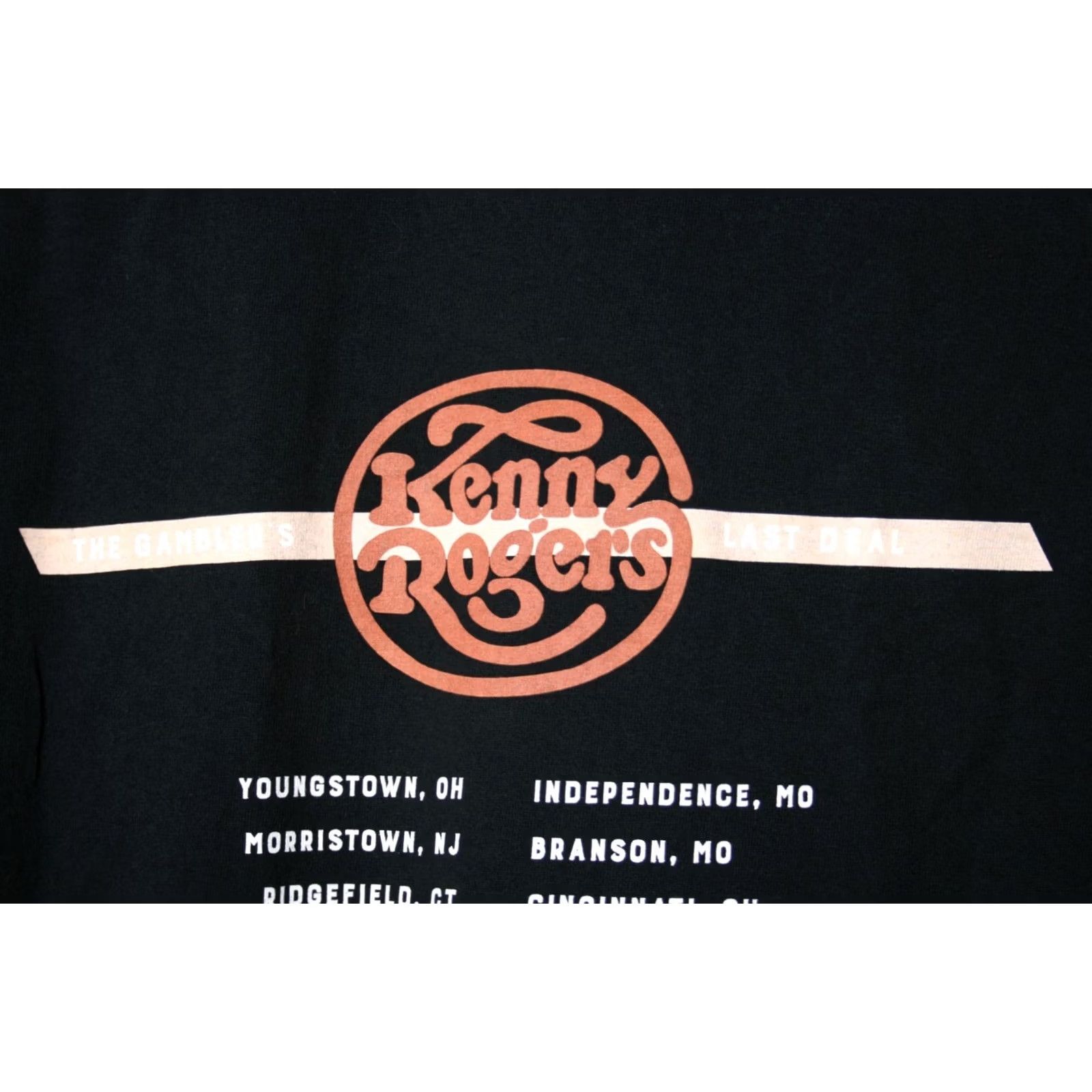 Gildan KENNY ROGERS Gambler's Last Deal 2016 Concert Tour T-Shirt Sz. M XS S XL Blue Cotton Crew Neck Gildan Ultra Cotton Men T-Shirt Size US XL / EU 56 / 4 - 6 Thumbnail