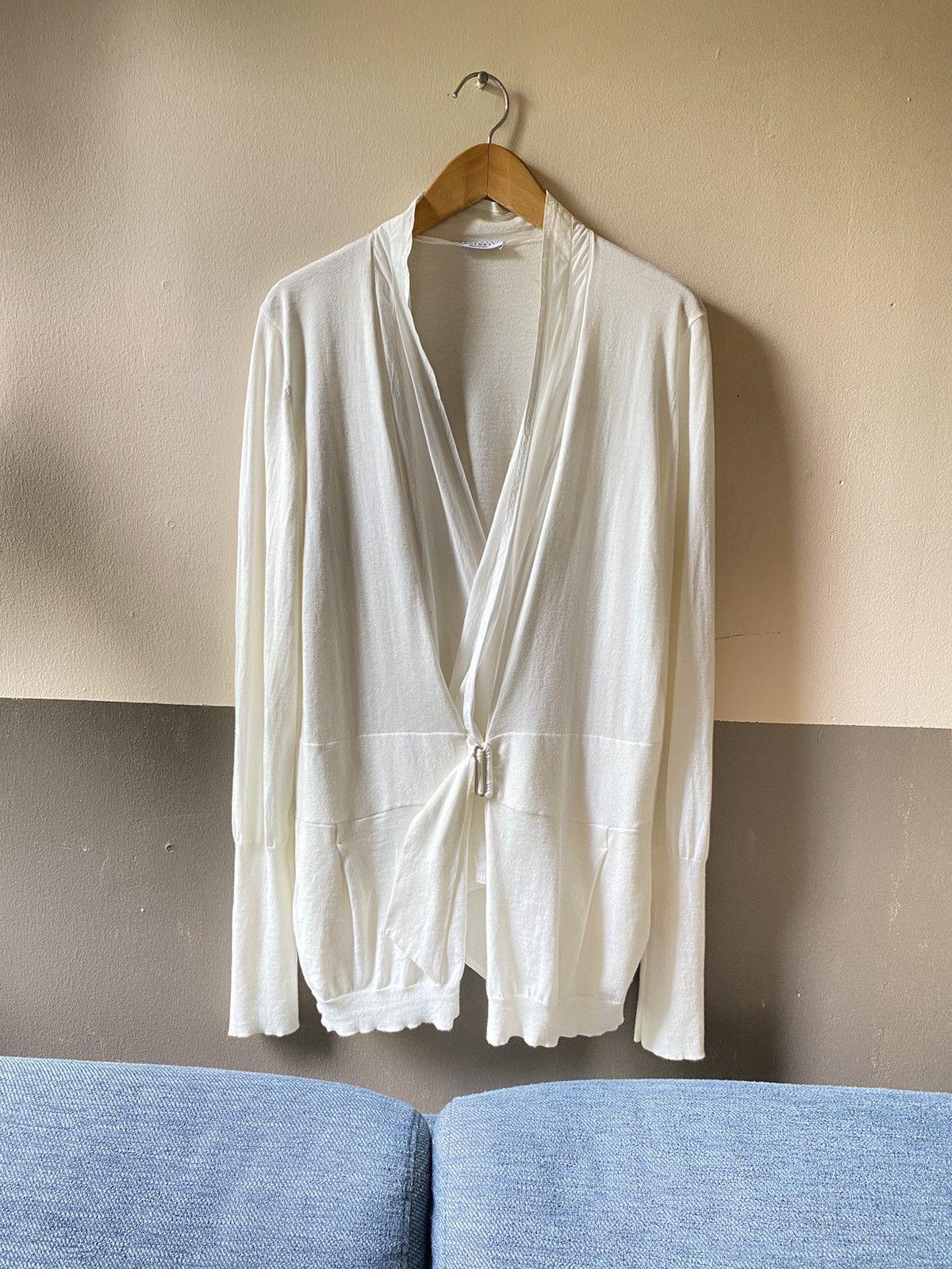 Brunello Cucinelli BRUNELLO CUCINELLI wrapped Cardigan Size L / US 10 / IT 46 - 14 Thumbnail