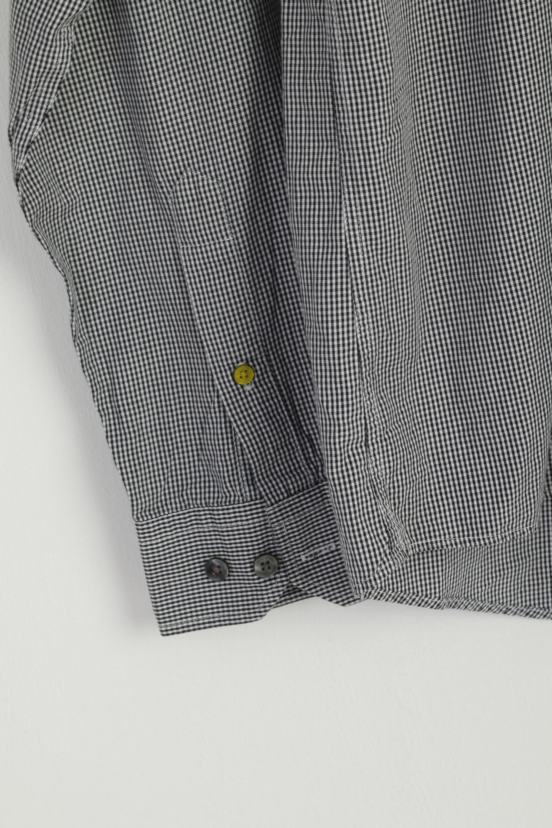 Pretty Green Pretty Green Men L Casual Shirt Black White Check 8813 Size US L / EU 52-54 / 3 - 4 Thumbnail