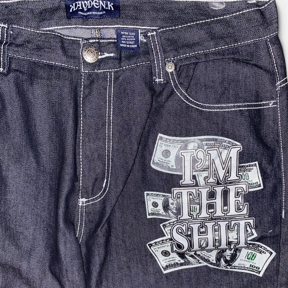 Kayden K × Vintage Kayden K I’m the Shit Cash Money Jeans Size US 40 / EU 56 - 4 Thumbnail