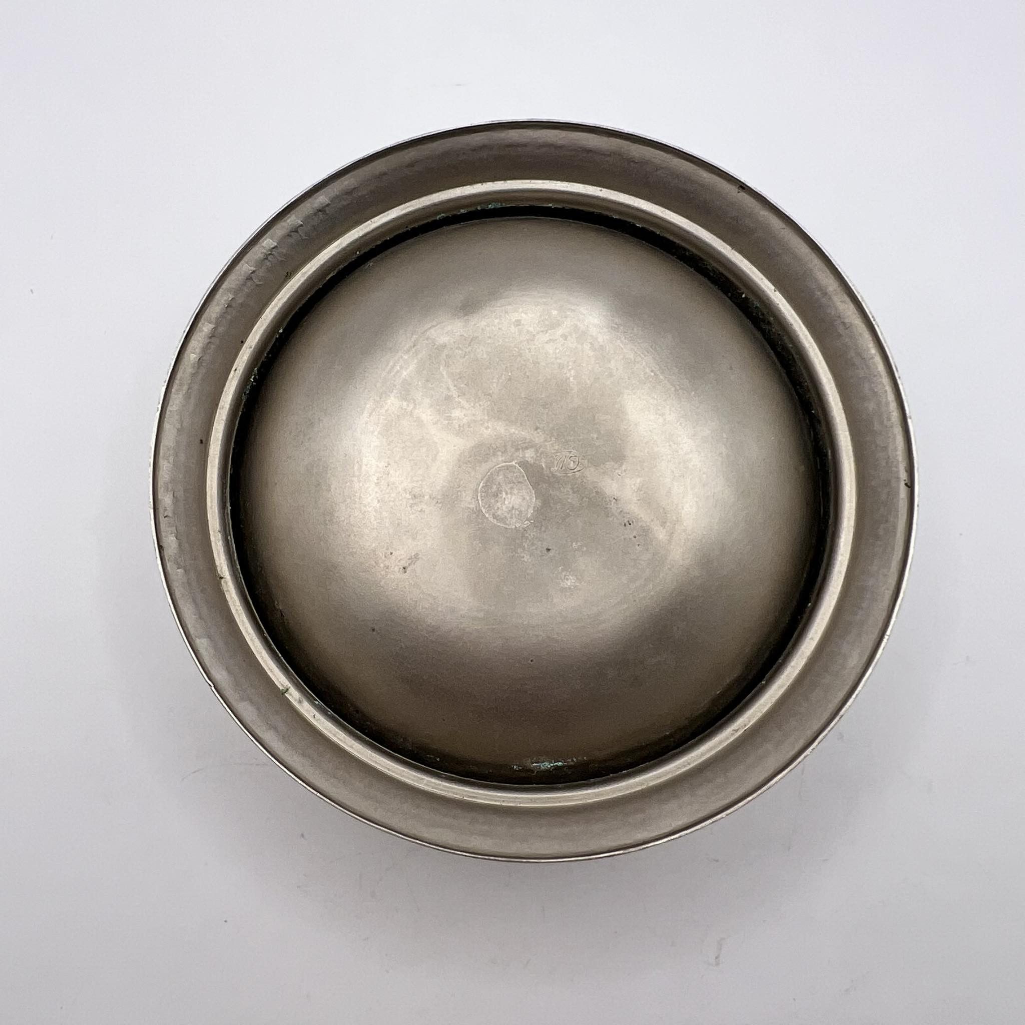 Vintage Vintage Vanity Powder Compact Case Silver Plated Enamel Size ONE SIZE - 5 Thumbnail