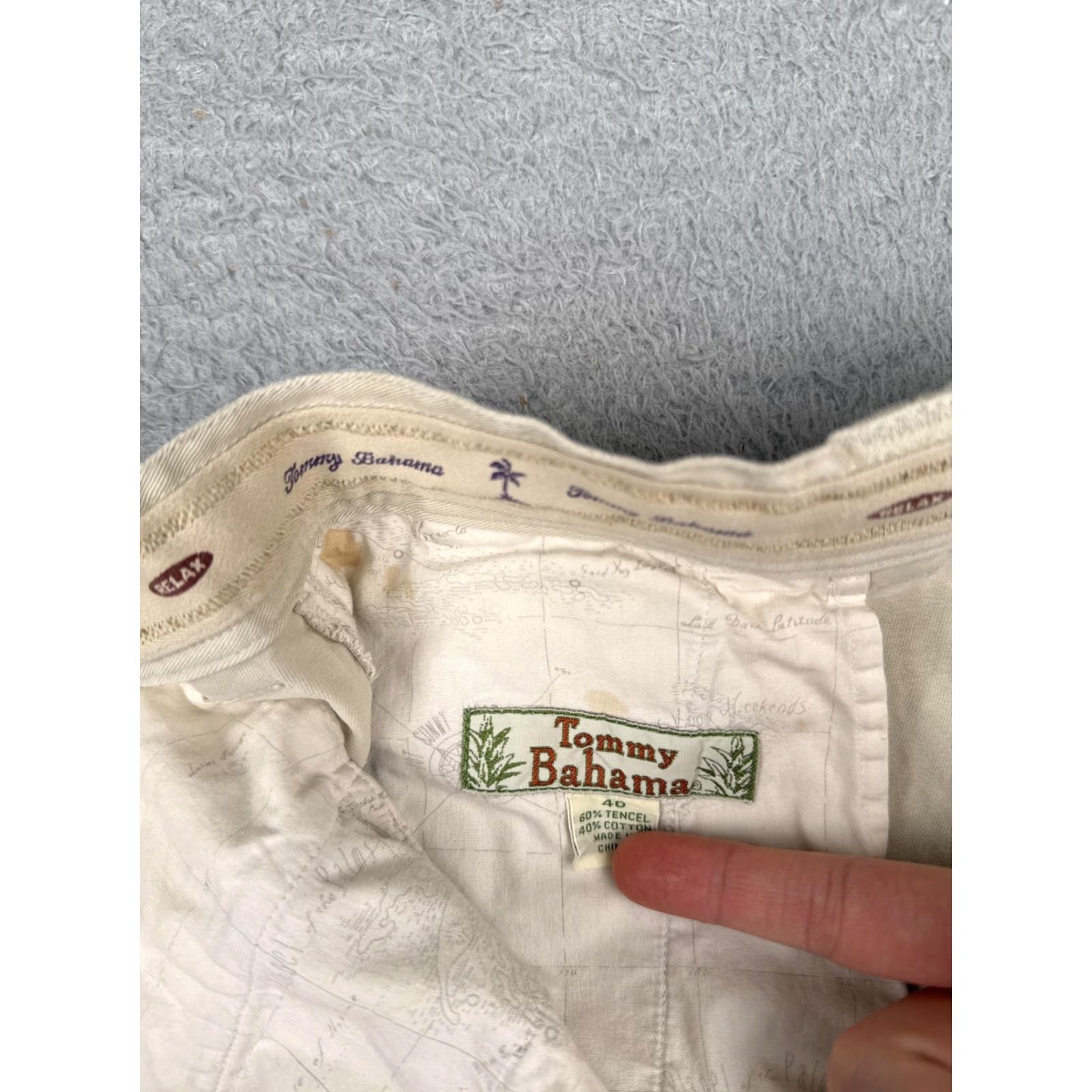 Tommy Bahama Tommy Bahama Shorts Mens 40 Chino Khaki Beige Relax Flat Front Zip Pocket Casual Beach Size US 40 / EU 56 - 7 Thumbnail