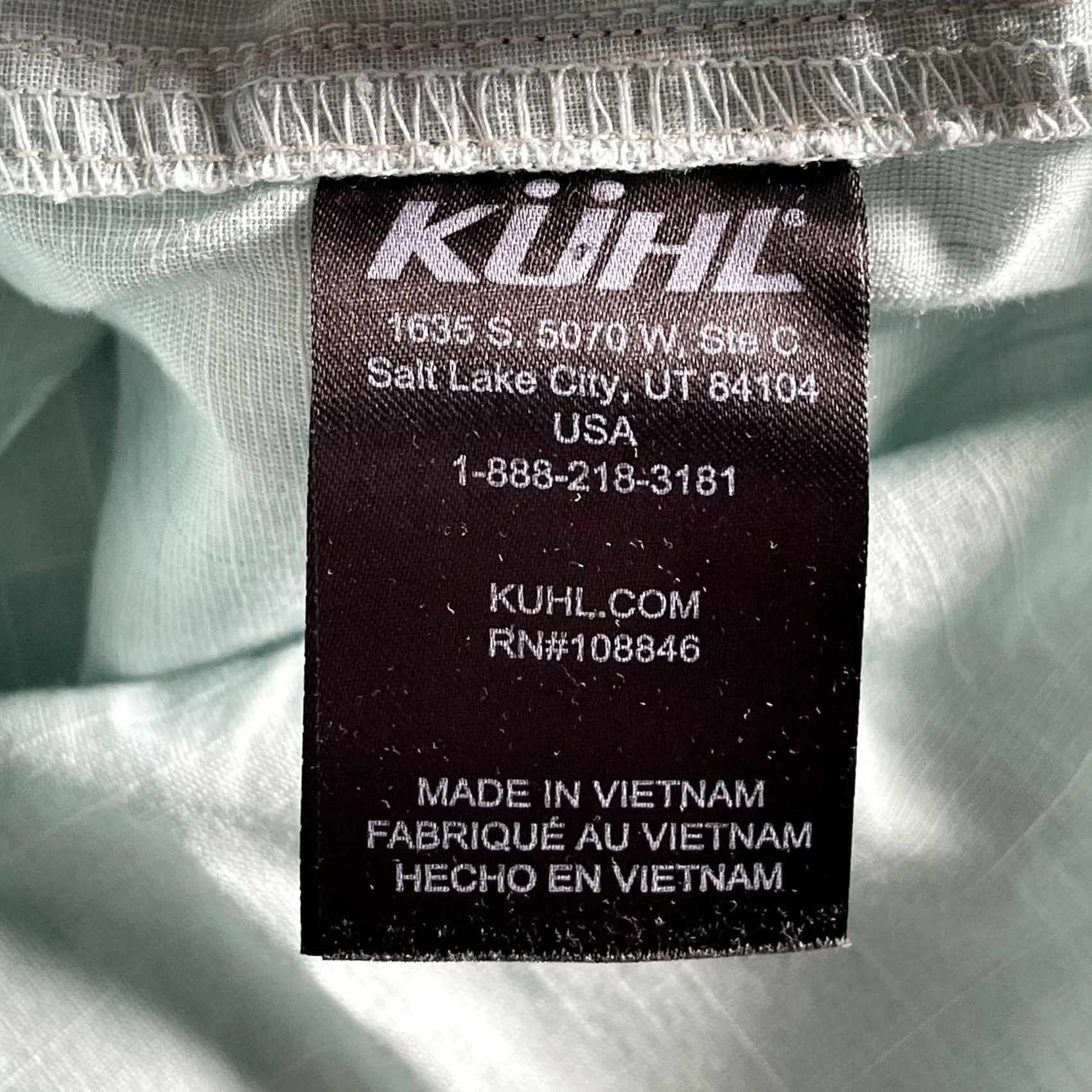 Vintage KÜHL Shirt Mens Medium Green Short Sleeve Button-Up Dual Pocket Casual Outdoor Size US M / EU 48-50 / 2 - 5 Thumbnail