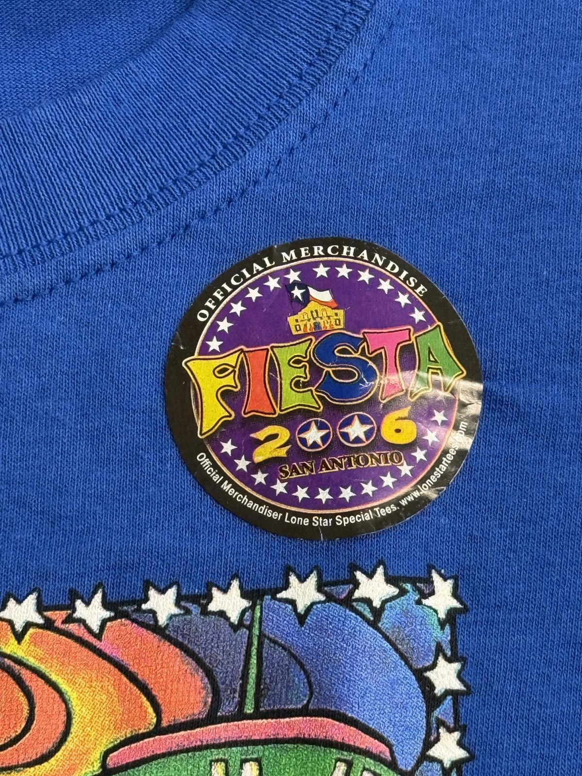 Gildan Vintage Alama Art T-shirt San Antonio Fiesta 2006 XL Size US XL / EU 56 / 4 - 4 Thumbnail