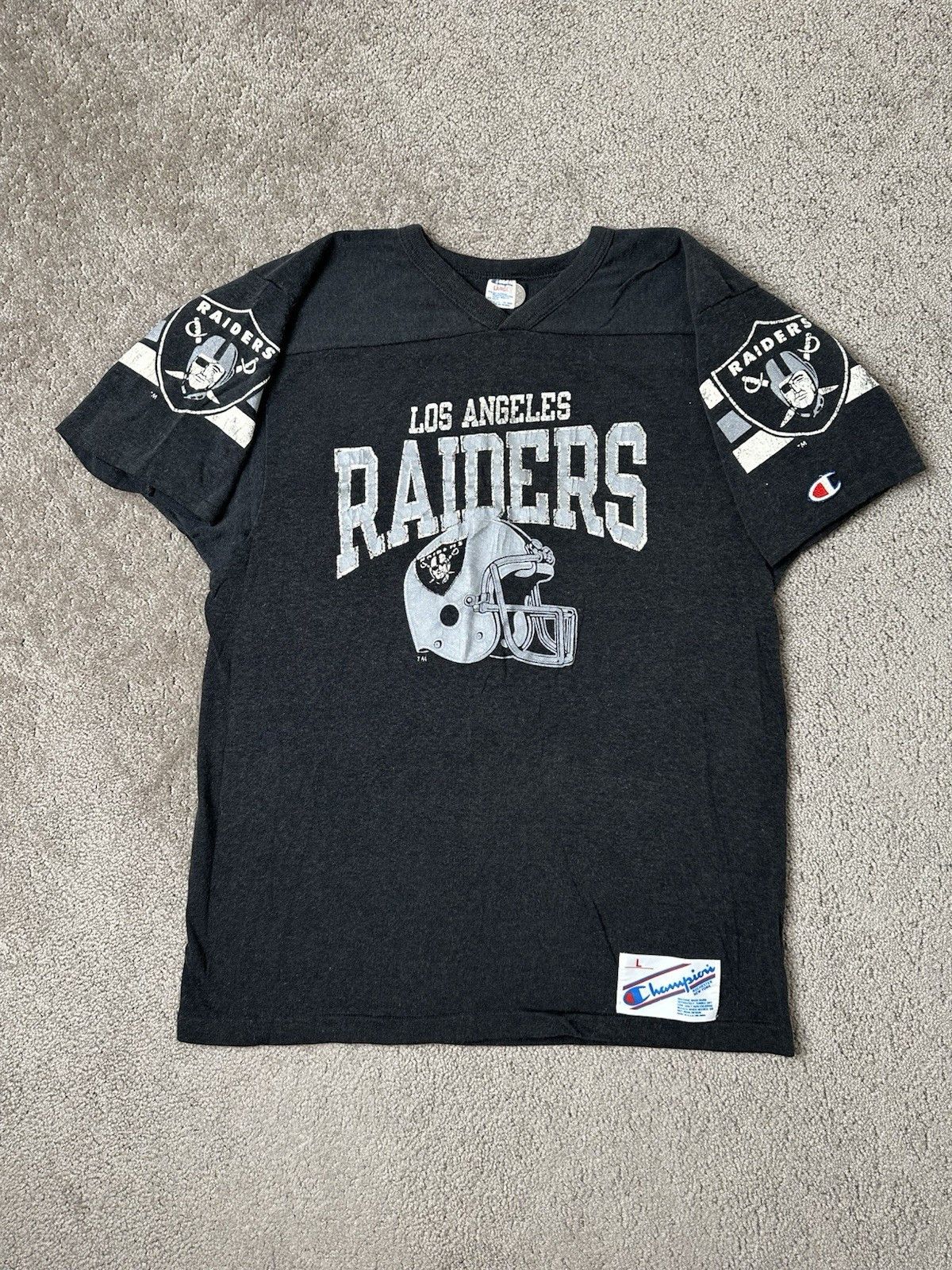Vintage Jersey 80s Champion Los Angeles Raiders USA, Sz L